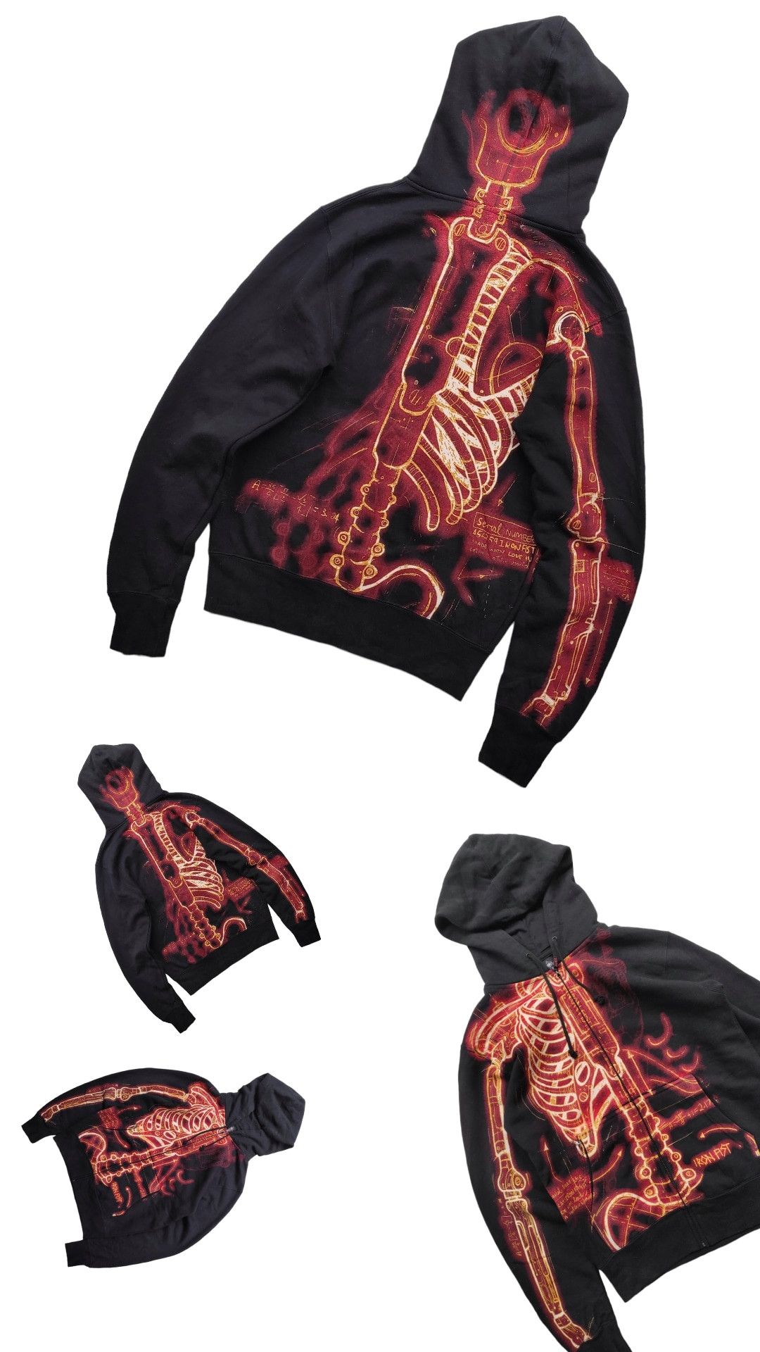 Other 🔥Iron fist light skeleton zip hoodie🔥 Size US S / EU 44-46 / 1 - 5 Thumbnail