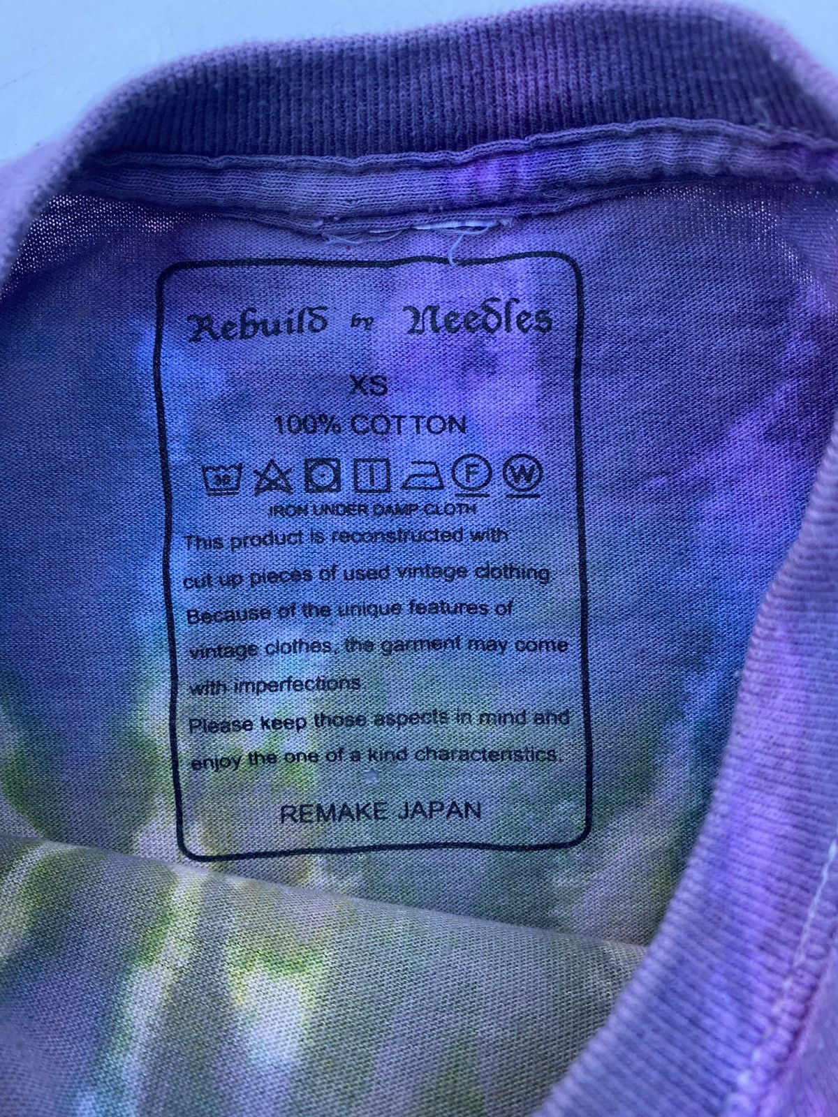 Needles Needles 5 Cut Tie Dye Tee Size US XS / EU 42 / 0 - 5 Thumbnail