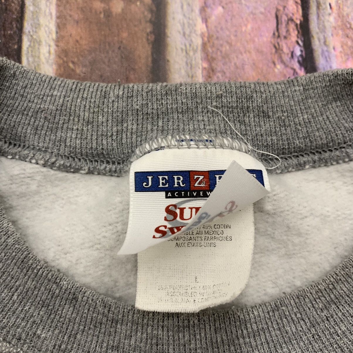 Jerzees × Vintage Vintage CBS News sweatshirt Size US L / EU 52-54 / 3 - 4 Thumbnail