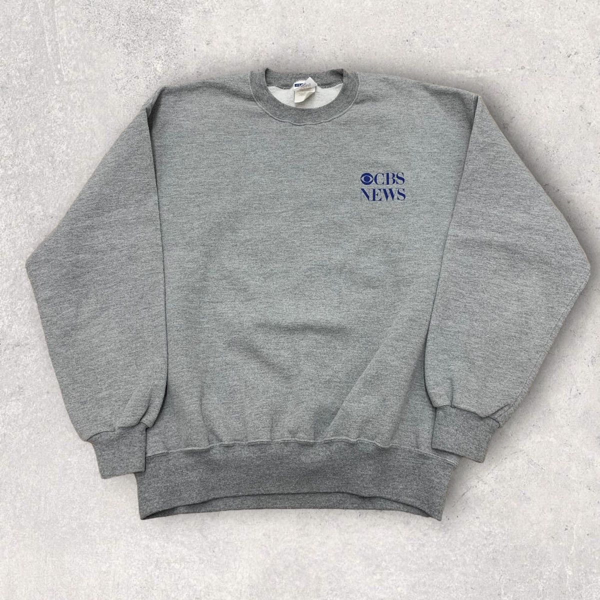 Jerzees × Vintage Vintage CBS News sweatshirt Size US L / EU 52-54 / 3 - 1 Thumbnail