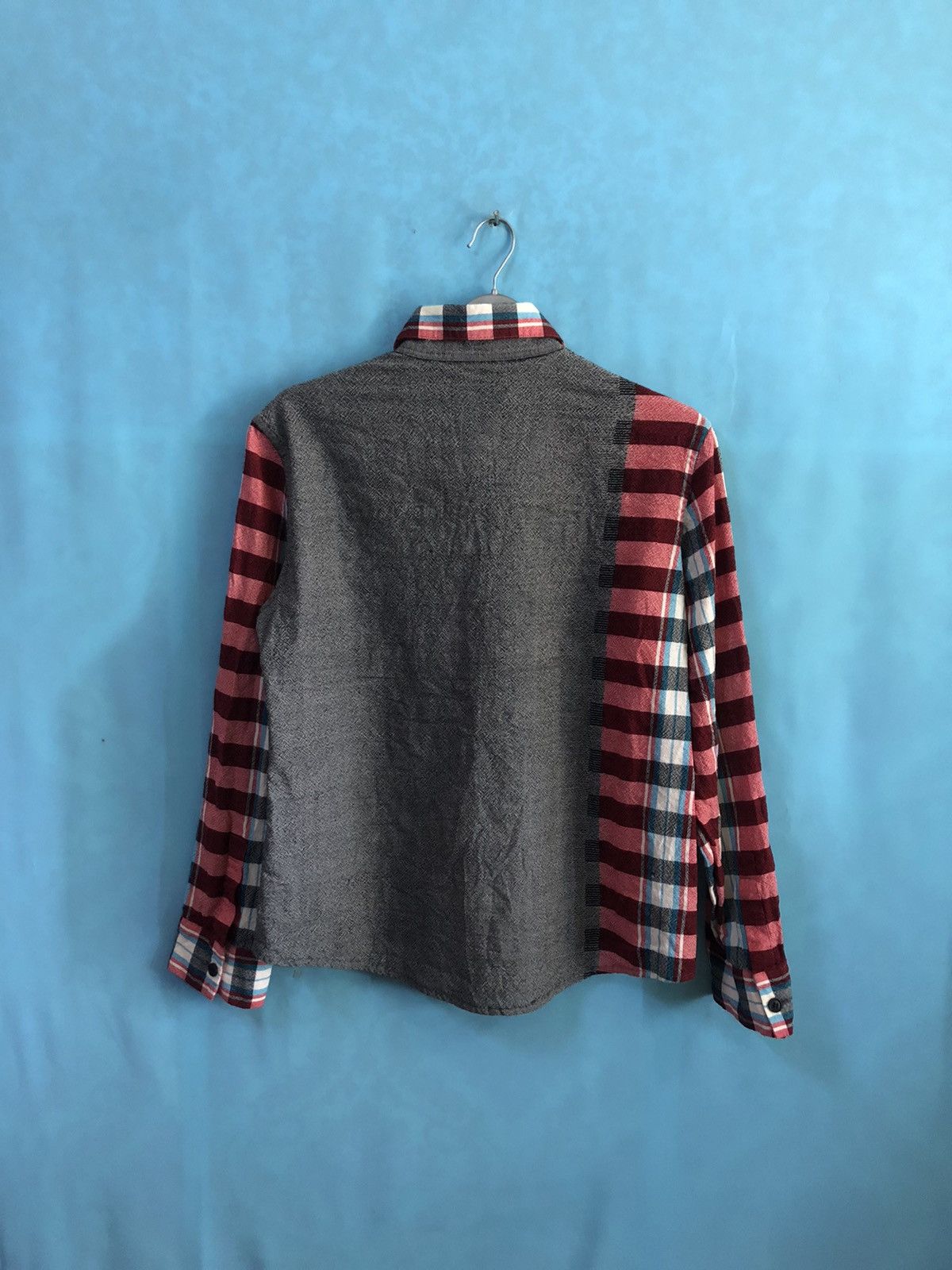 FW19 tartan artistic wool punk look #A6
