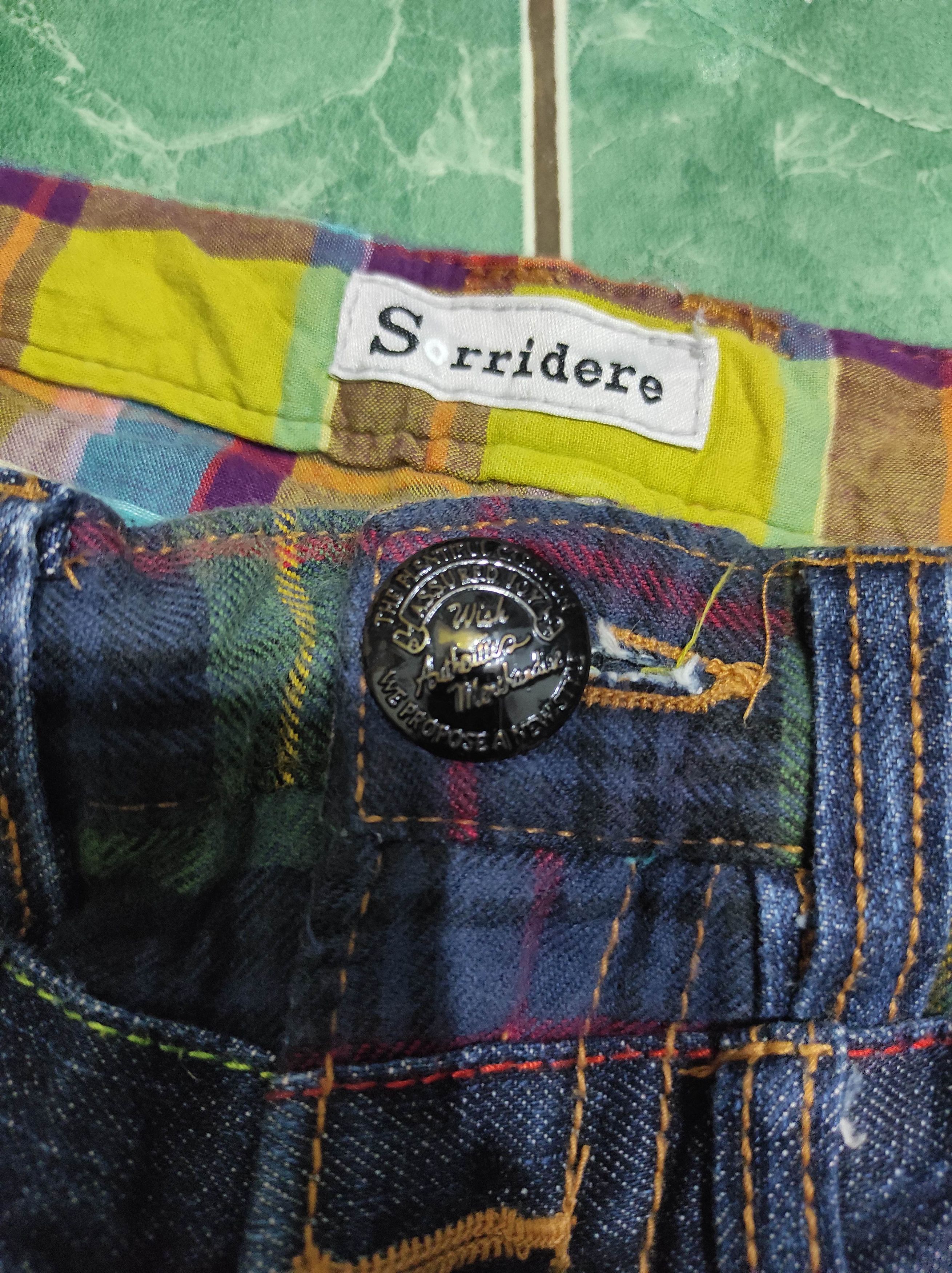 Japanese Brand Sorridere Double Waist Checkered Multi zip Pants Size US 29 - 8 Thumbnail