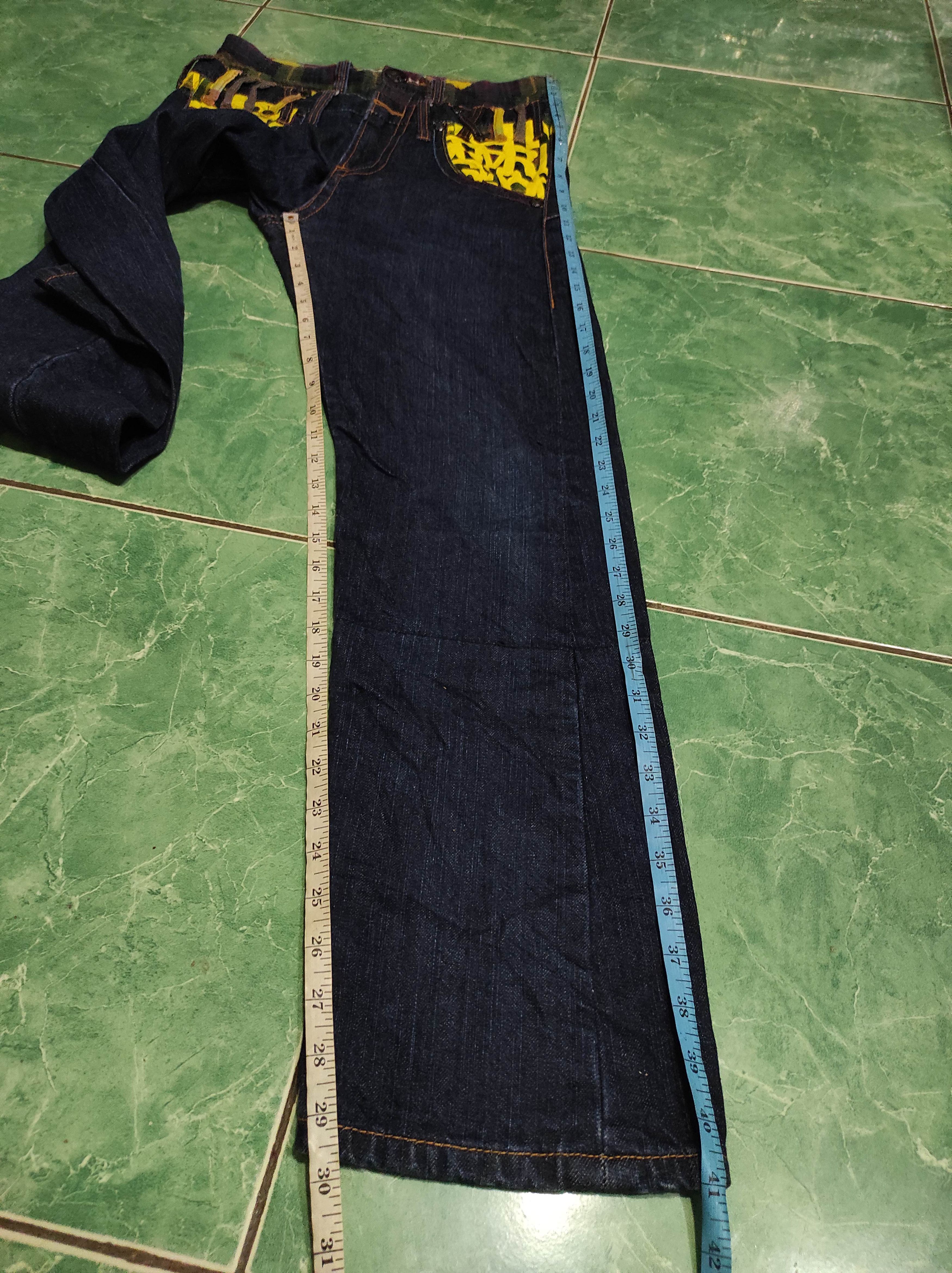 Japanese Brand Sorridere Double Waist Checkered Multi zip Pants Size US 29 - 16 Thumbnail