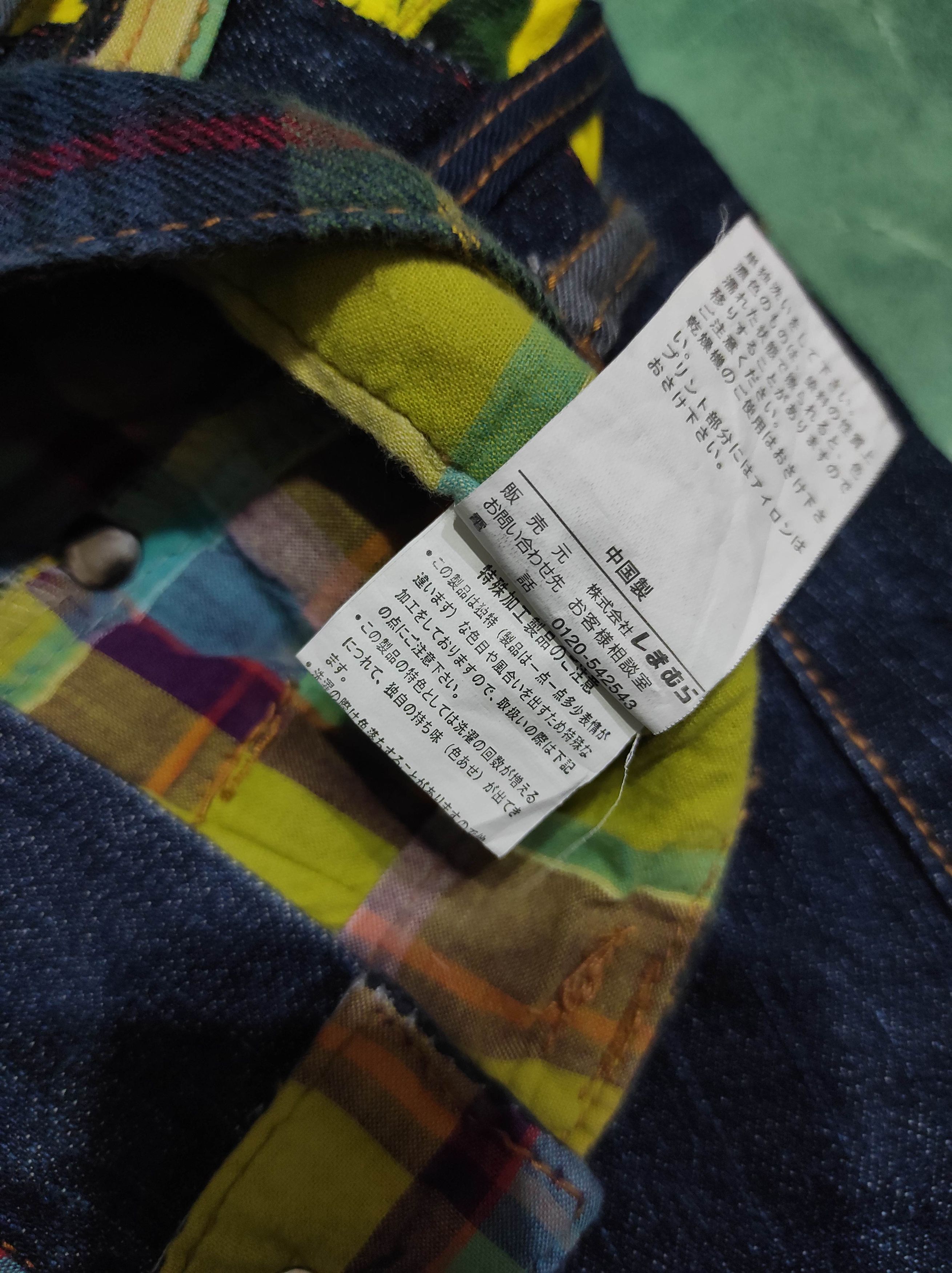 Japanese Brand Sorridere Double Waist Checkered Multi zip Pants Size US 29 - 10 Thumbnail