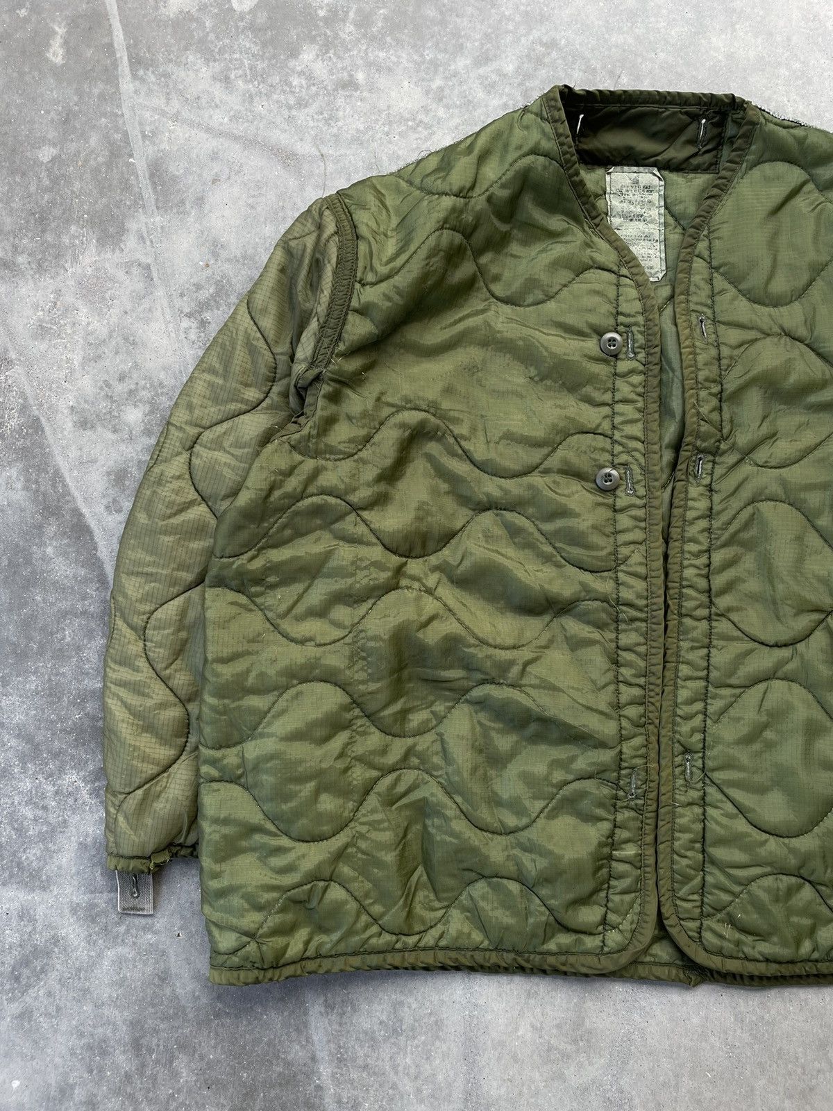 Vintage Vintage Military Quilted Jacket Liner Size US L / EU 52-54 / 3 - 2 Thumbnail