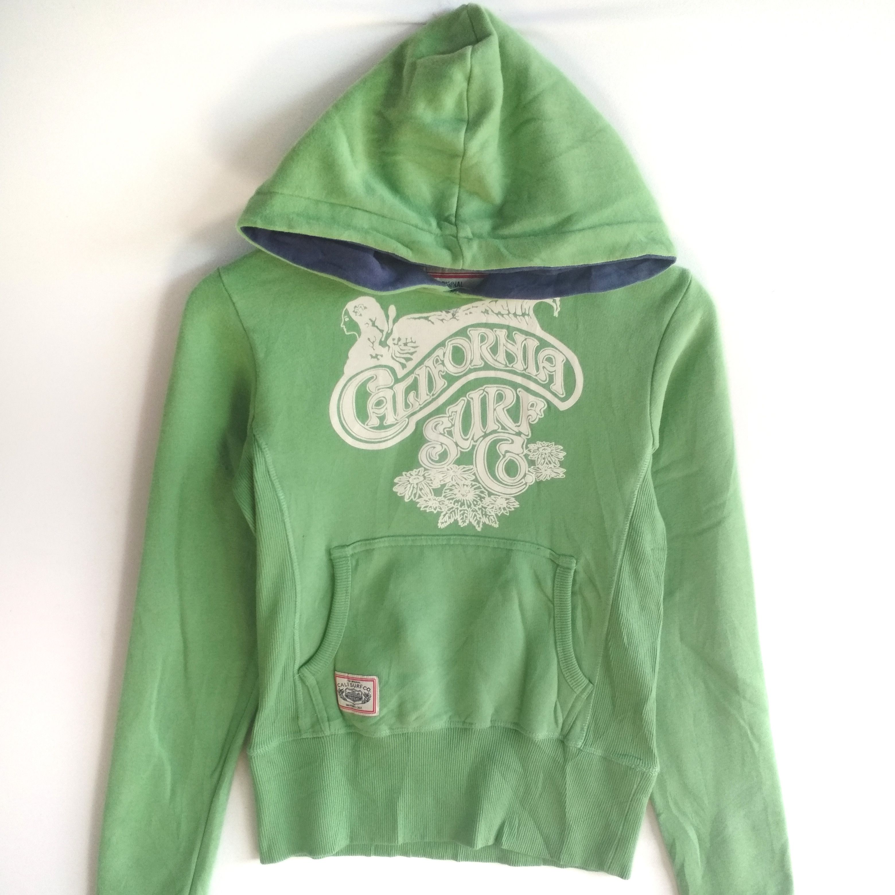 image of Surf Style California Surf Big Logo Surfing Sport Hoodie Sweatshirt, Men's (Size XS)