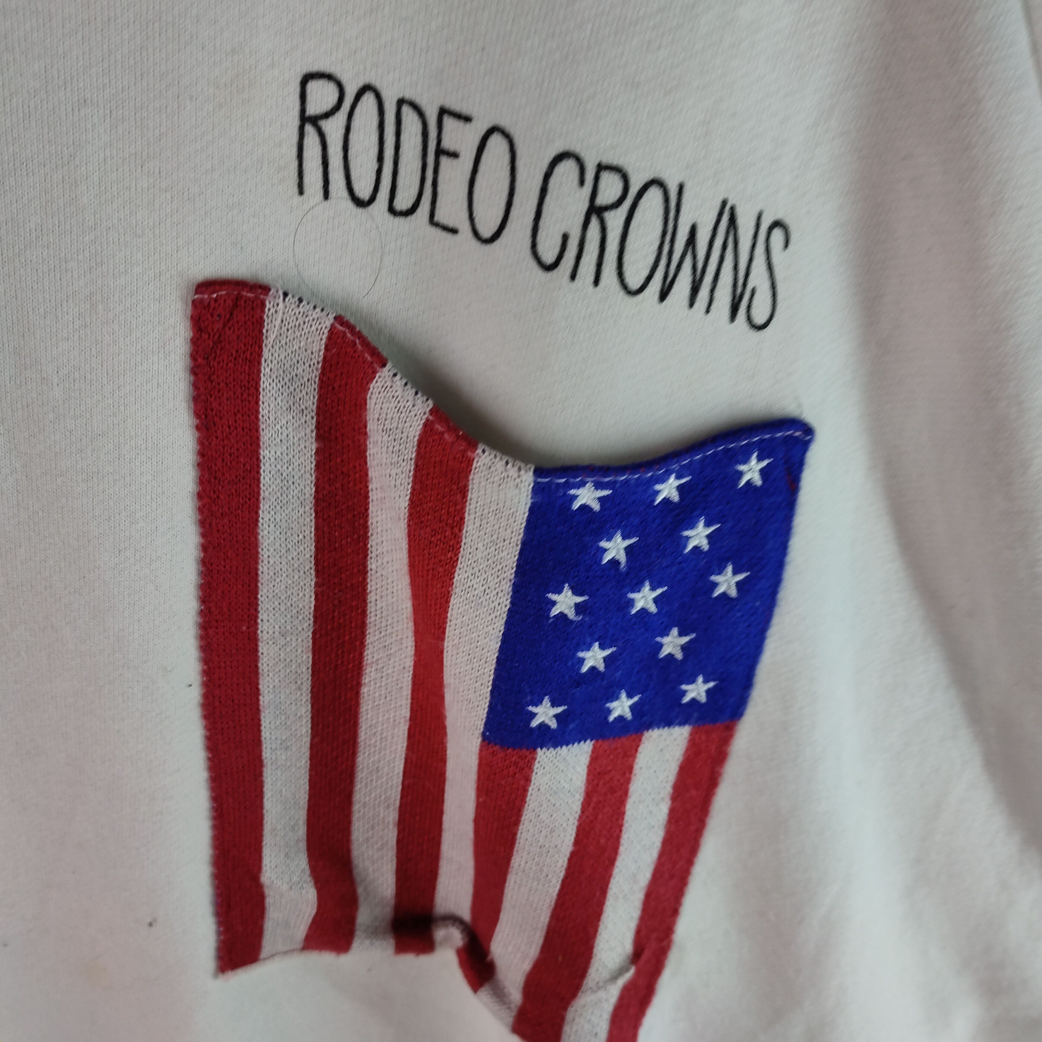 Other RCWB RODEO CROWNS Usa Flag Pocket Short Sleeve Sweatshirt Size US XXL / EU 58 / 5 - 2 Thumbnail