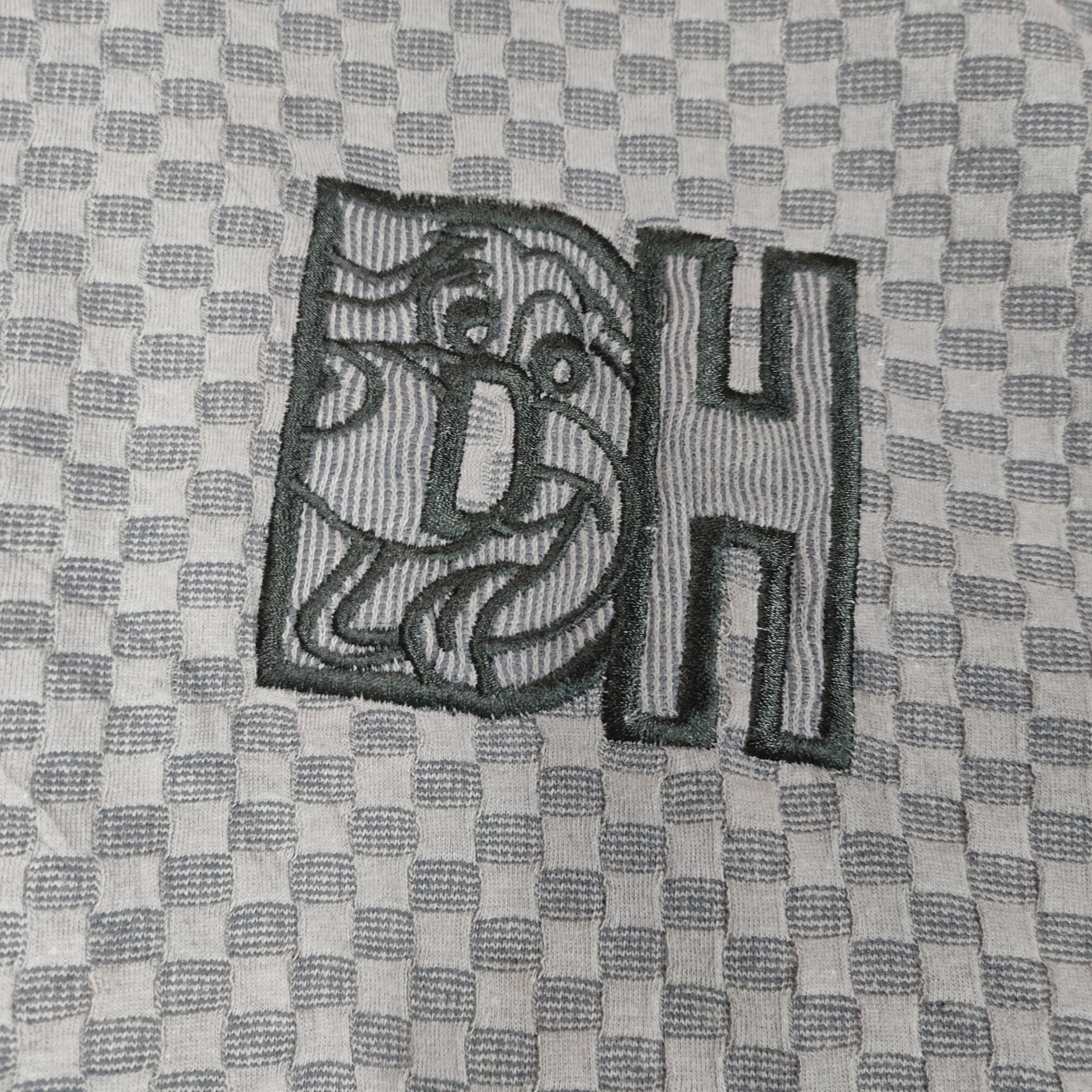 Japanese Brand DOG HUNTING Embroidery Logo Grid Pattern Design Sweatshirt Size US L / EU 52-54 / 3 - 2 Thumbnail
