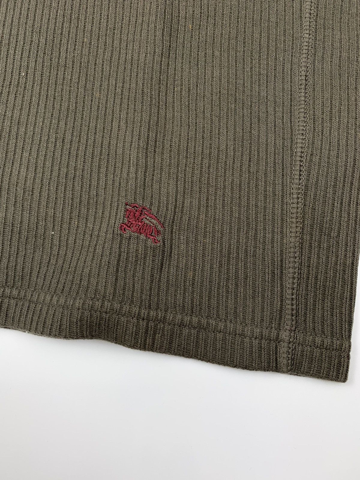 Burberry × Designer Burberry Double Pad Army Long Sleeve Tee Size US M / EU 48-50 / 2 - 3 Thumbnail