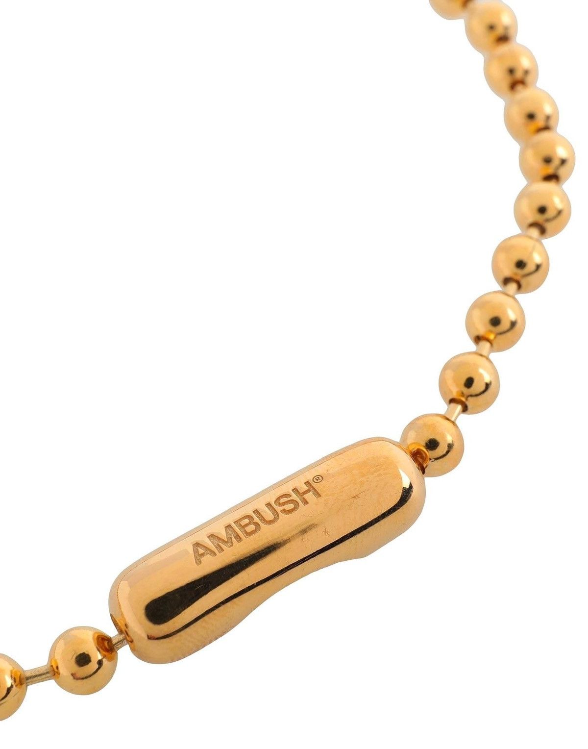AMBUSH HUGE BALL CHAIN NECKLACE ネックレス AMBUSH Gunmetal Huge Ball Chain Necklace Ambush