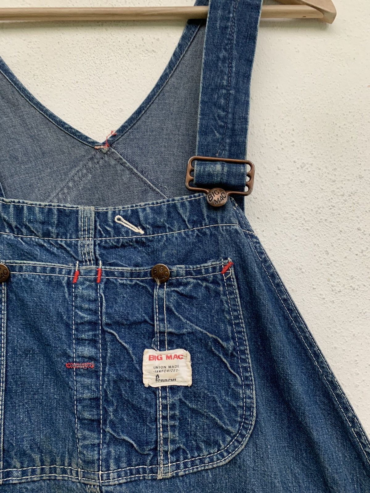 Big Mac BIG MAC UNION MADE SANFORIZED DENIM OVERALLS Size US 40 / EU 56 - 5 Thumbnail