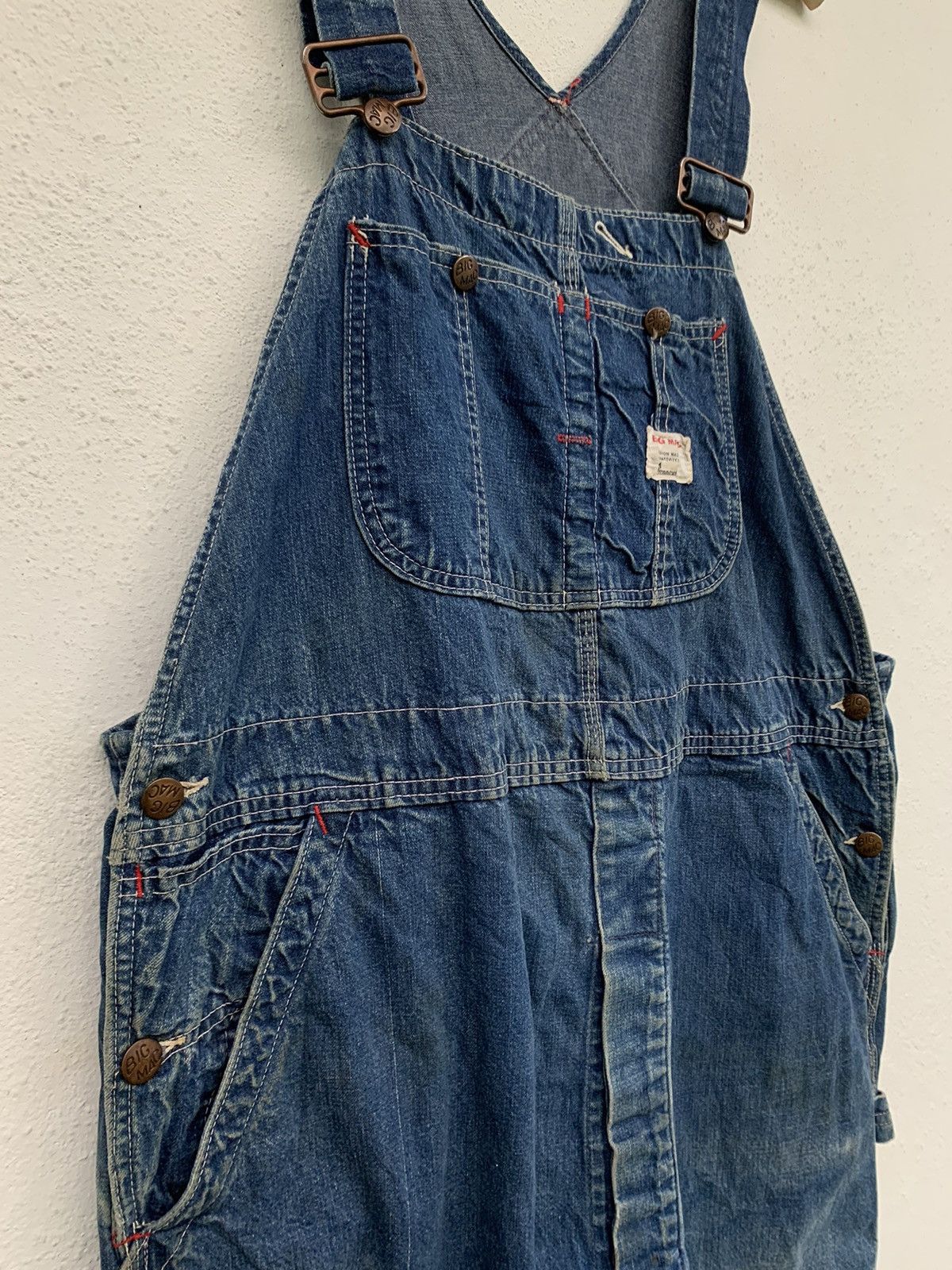 Big Mac BIG MAC UNION MADE SANFORIZED DENIM OVERALLS Size US 40 / EU 56 - 4 Thumbnail