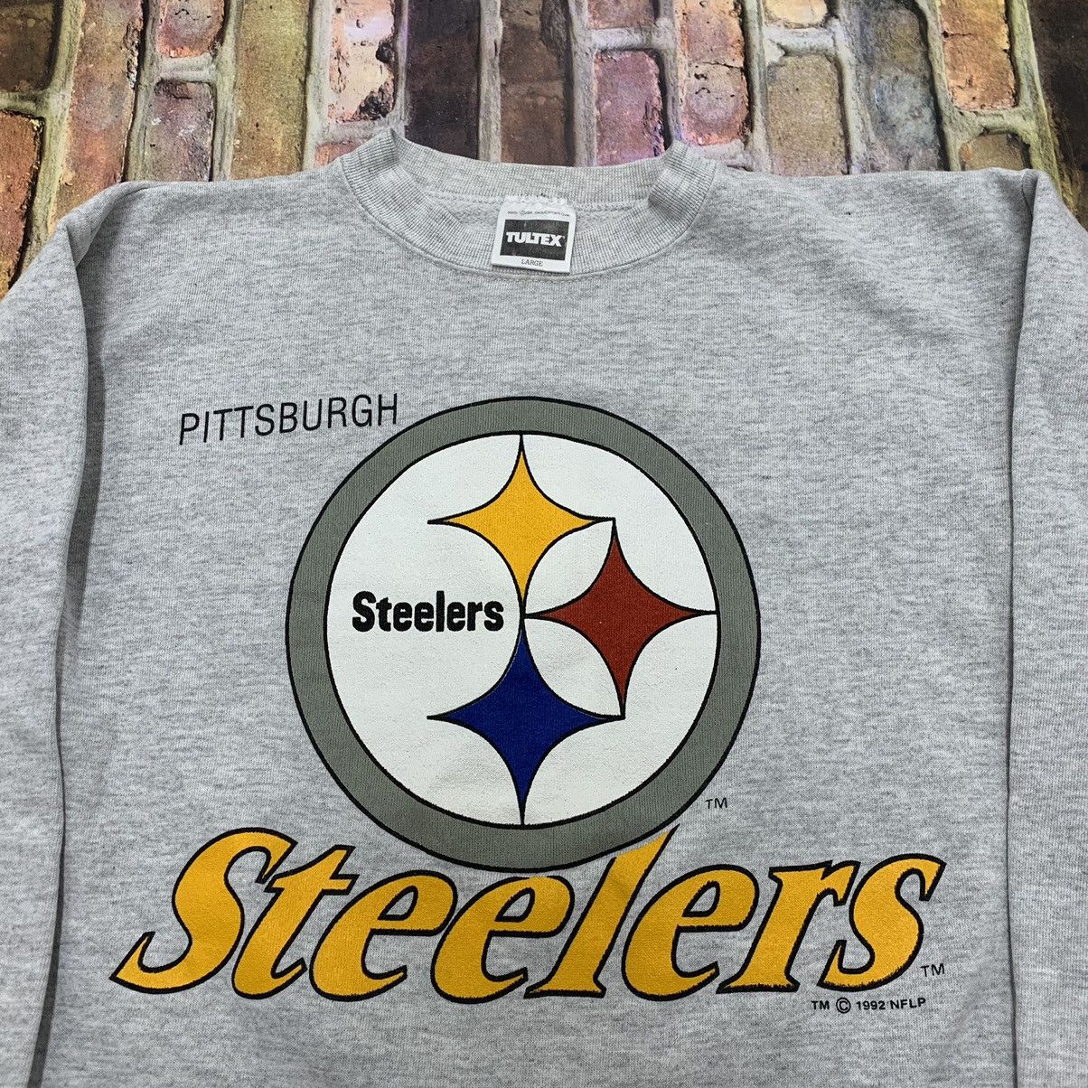 NFL × Tultex × Vintage Vintage Pittsburgh Steelers sweatshirt Size US L / EU 52-54 / 3 - 3 Thumbnail
