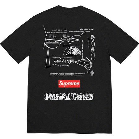 Supreme Milford Graves Tee - Black - XL