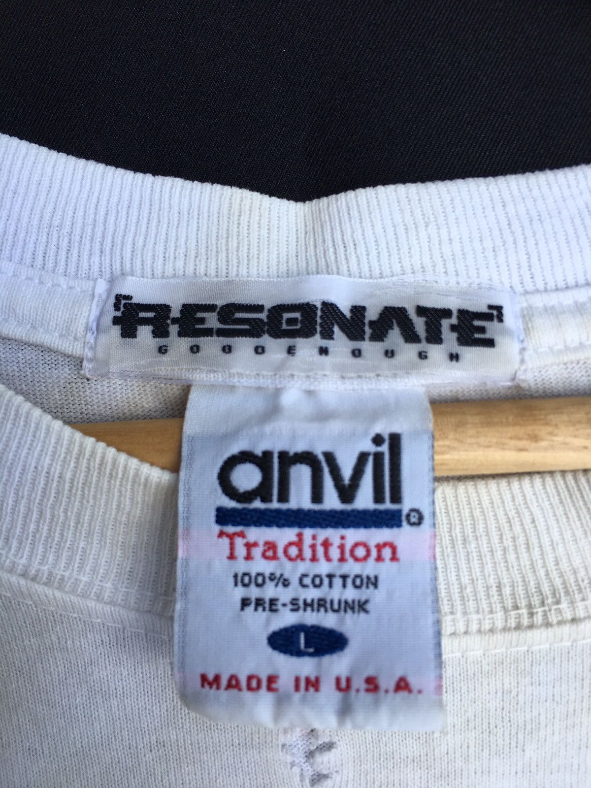Good Enough Vintage Vtg 90s Good Enough Japanese Brand Resonate Tshirt Size US L / EU 52-54 / 3 - 9 Thumbnail