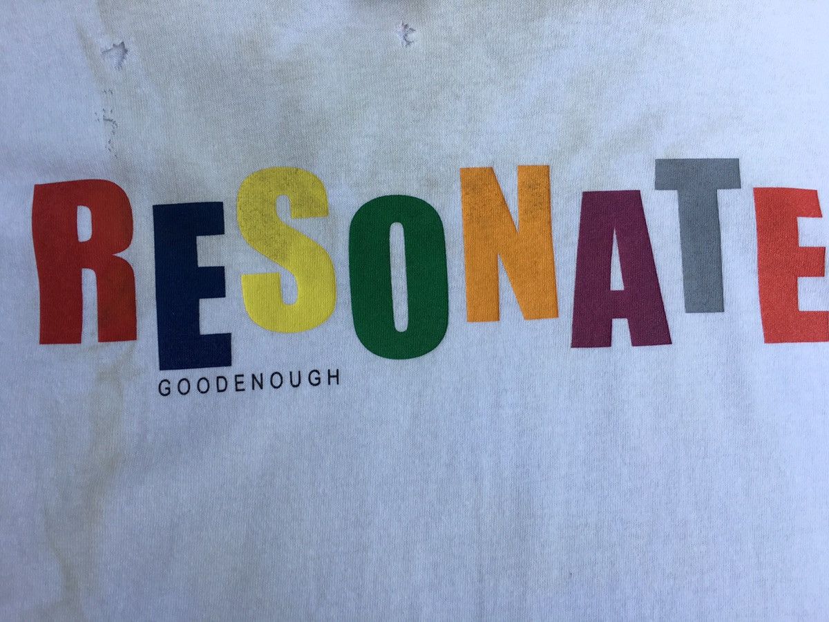 Good Enough Vintage Vtg 90s Good Enough Japanese Brand Resonate Tshirt Size US L / EU 52-54 / 3 - 7 Thumbnail