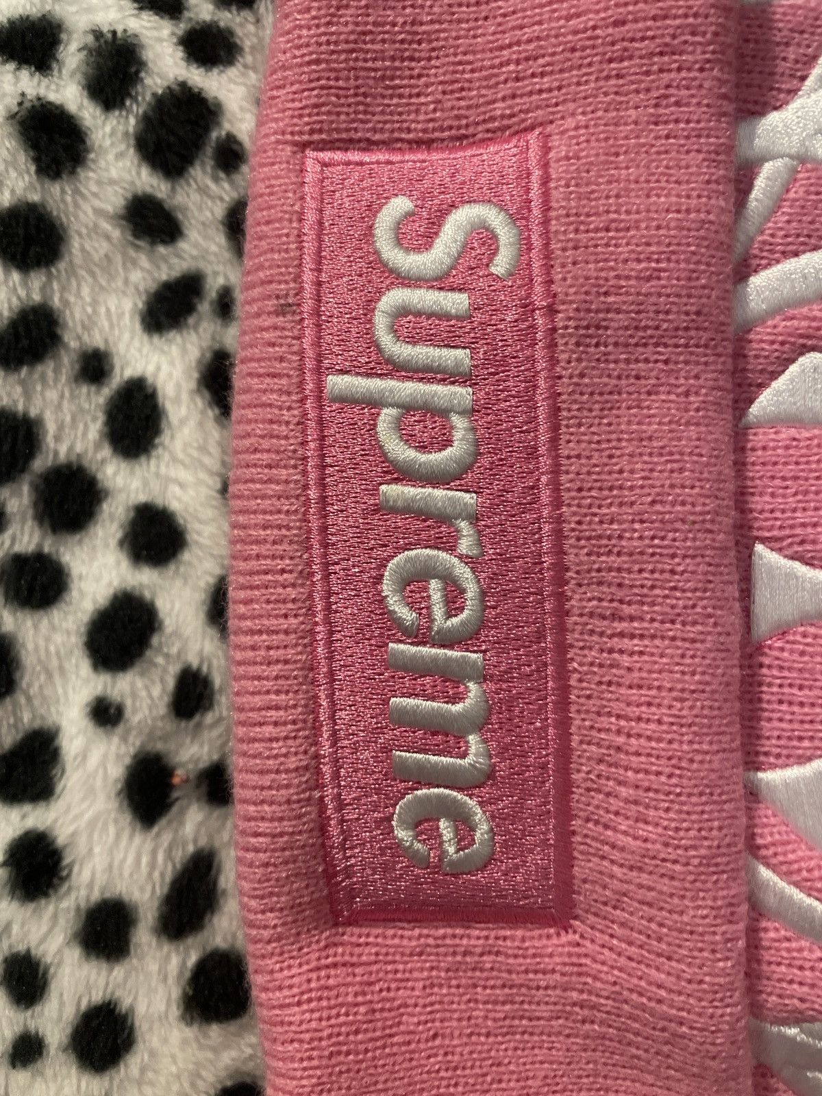 Supreme Box Logo Beanie shops pink