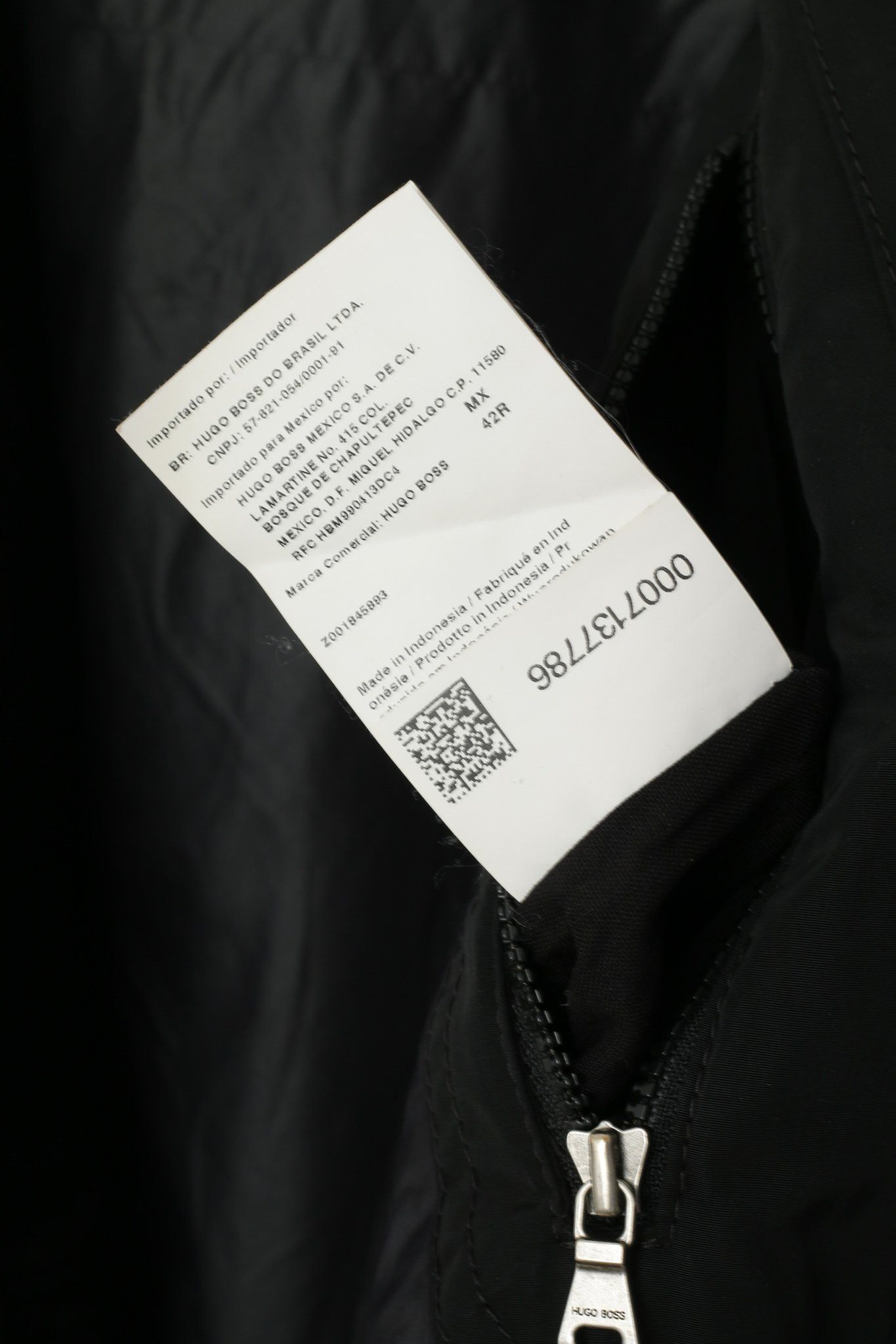 Hugo Boss Hugo Boss Men 52 42R M Jacket Black Shiny Classic 0674 Size US M / EU 48-50 / 2 - 6 Thumbnail