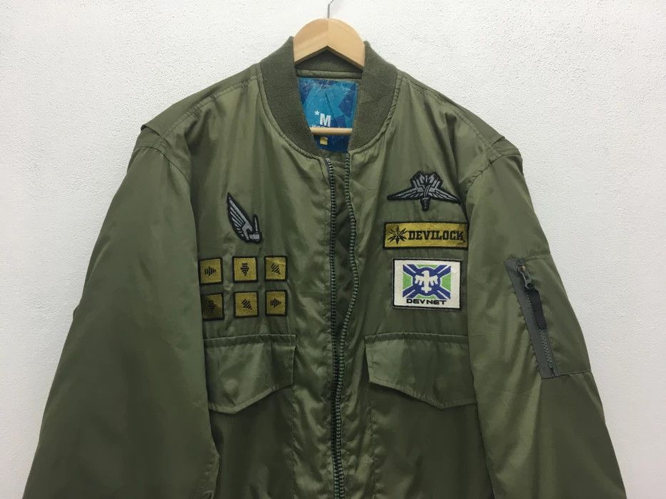 Devilock Rare Devilock Japanese Brand Natural Future Bomber Jacket Size US M / EU 48-50 / 2 - 4 Thumbnail
