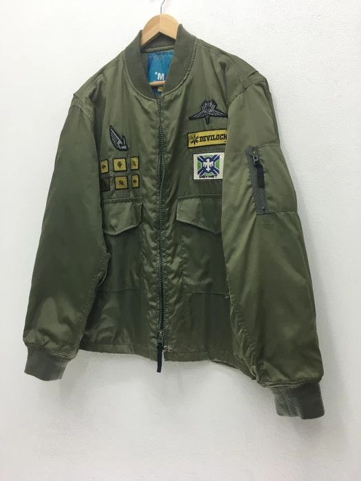 Devilock Rare Devilock Japanese Brand Natural Future Bomber Jacket Size US M / EU 48-50 / 2 - 2 Thumbnail