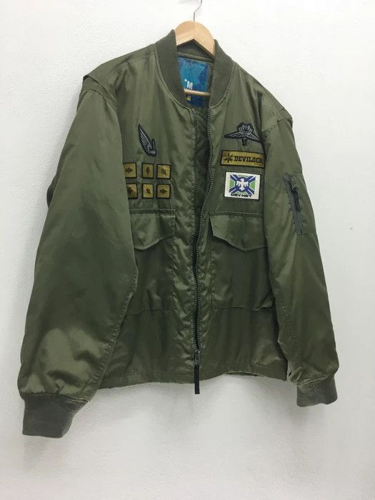 Devilock Rare Devilock Japanese Brand Natural Future Bomber Jacket Size US M / EU 48-50 / 2 - 3 Thumbnail