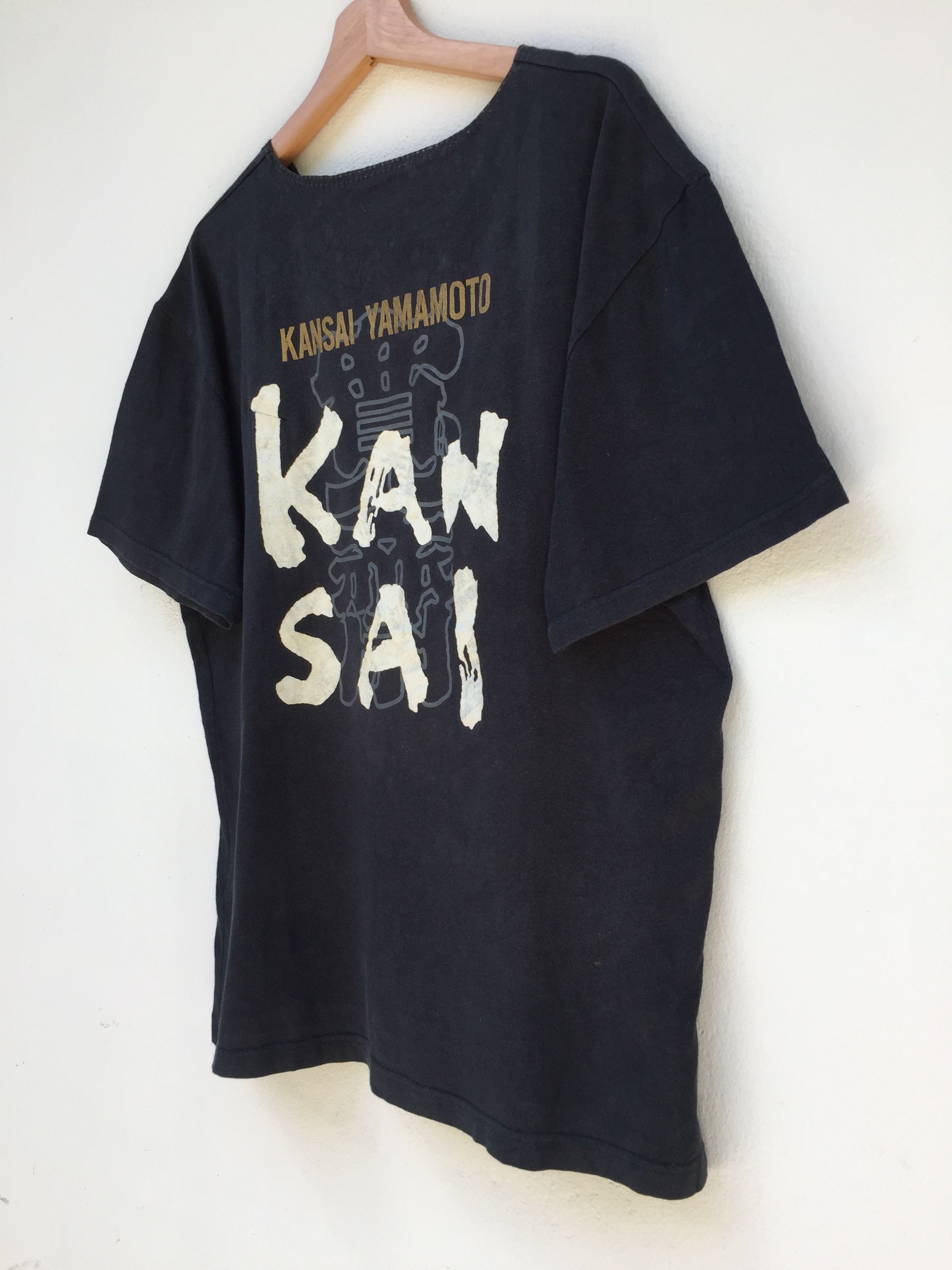 Kansai Yamamoto Vtg Kansai Man by Kansai Yamamoto Spellout TShirt Size US M / EU 48-50 / 2 - 3 Thumbnail