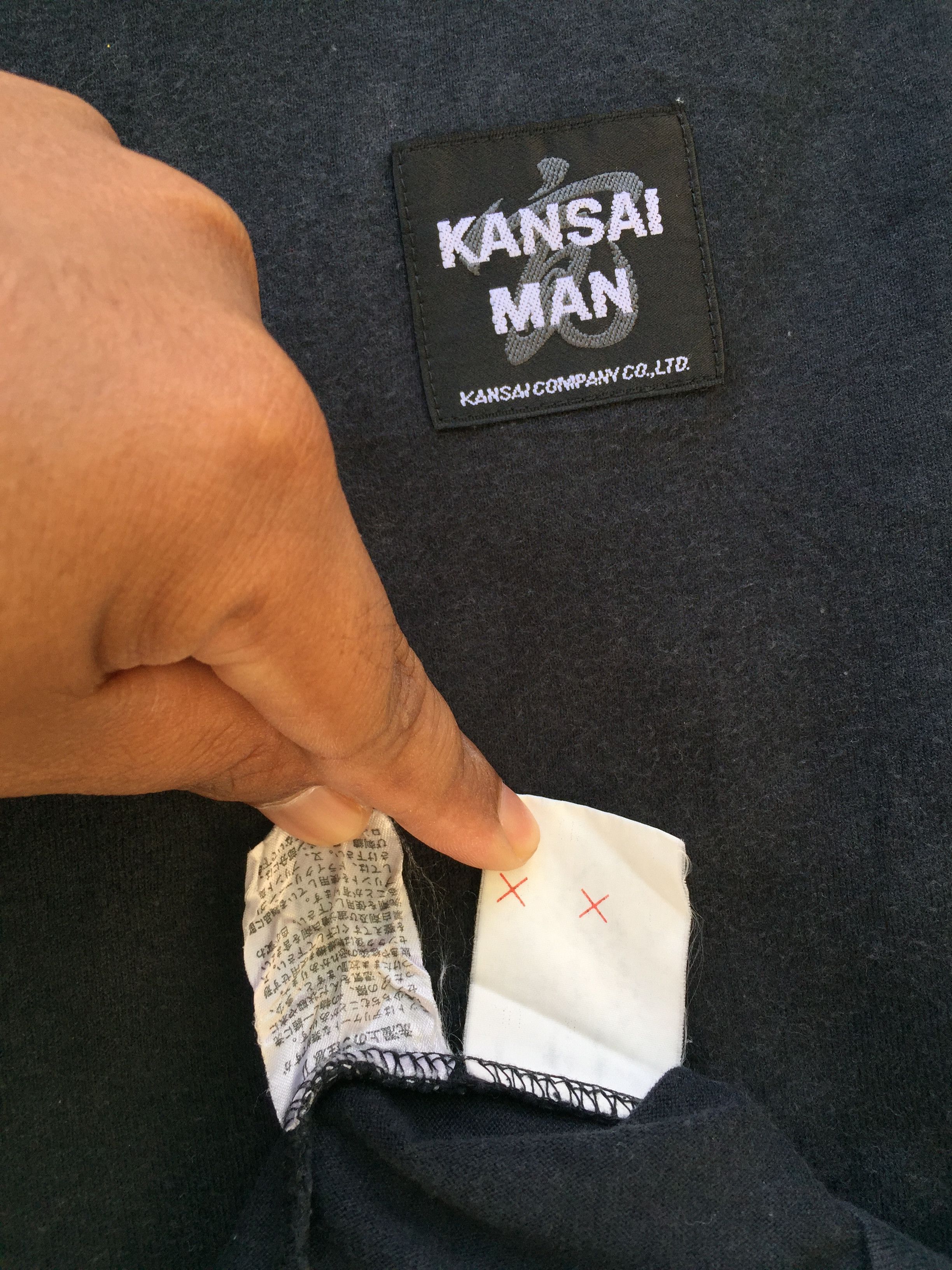 Kansai Yamamoto Vtg Kansai Man by Kansai Yamamoto Spellout TShirt Size US M / EU 48-50 / 2 - 12 Thumbnail
