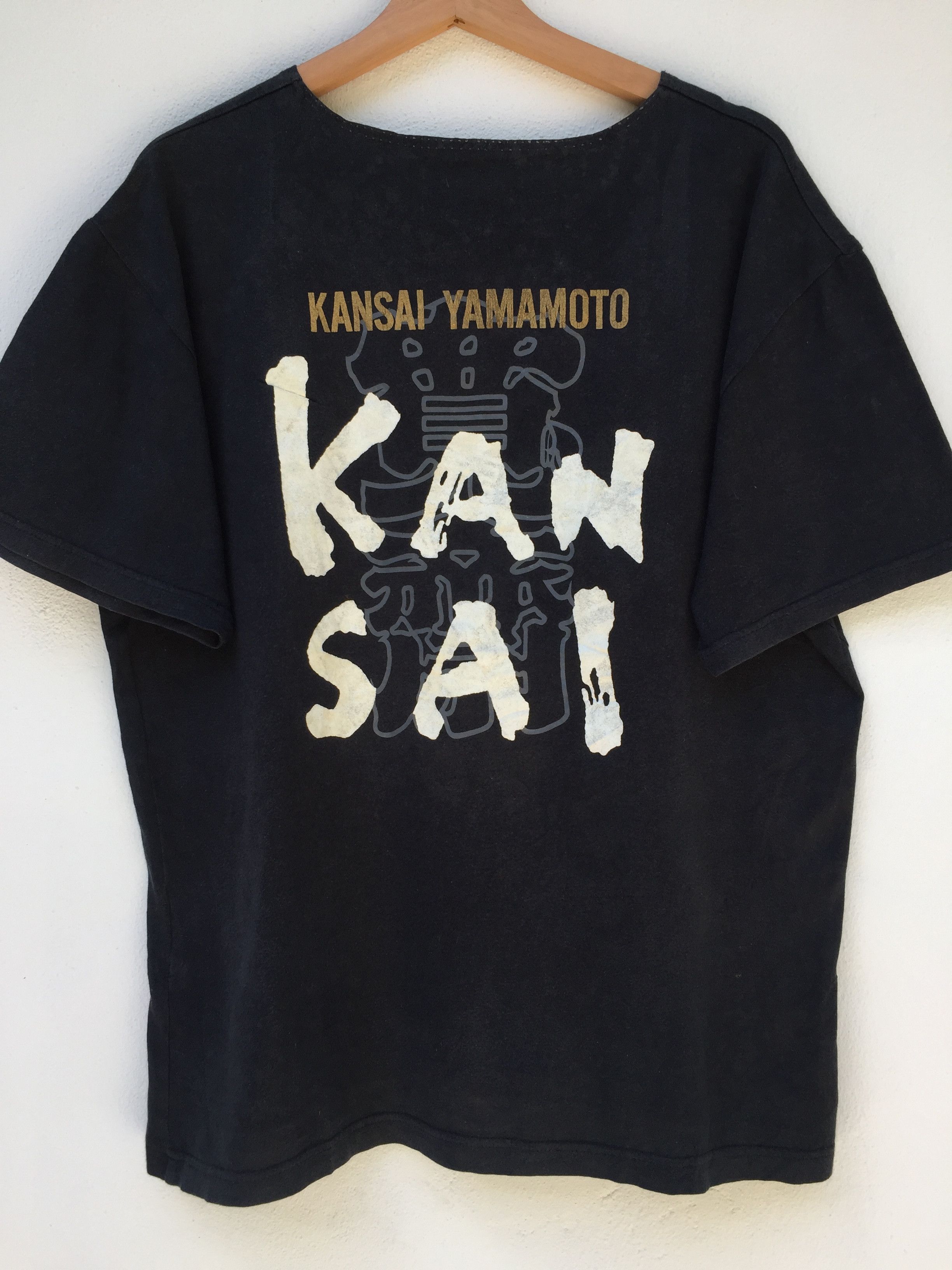 Kansai Yamamoto Vtg Kansai Man by Kansai Yamamoto Spellout TShirt Size US M / EU 48-50 / 2 - 4 Thumbnail