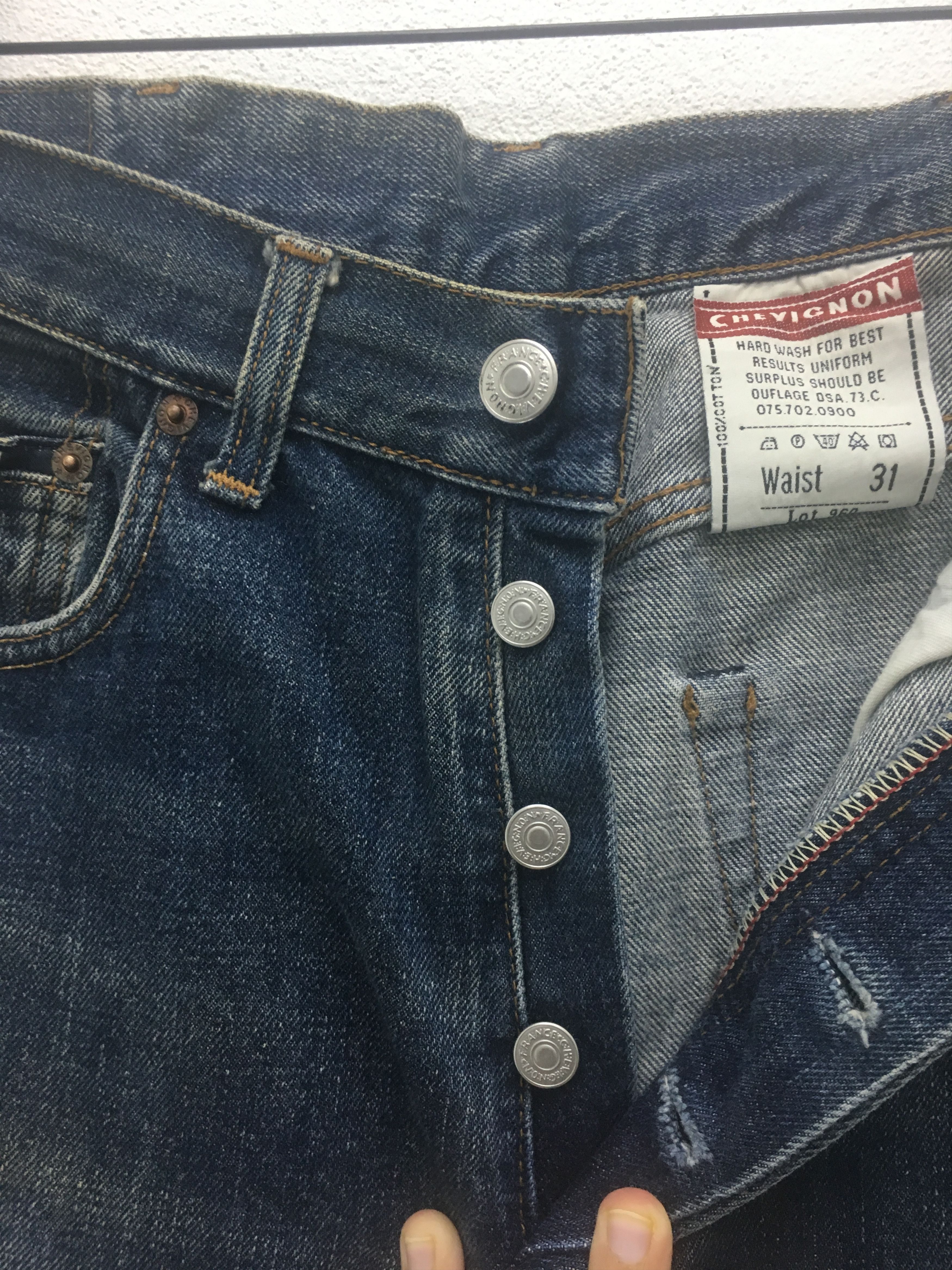 Chevignon RARE!! Vintage 90s Chevignon Japanese Brand Loose Cut Denim Size US 31 - 13 Thumbnail