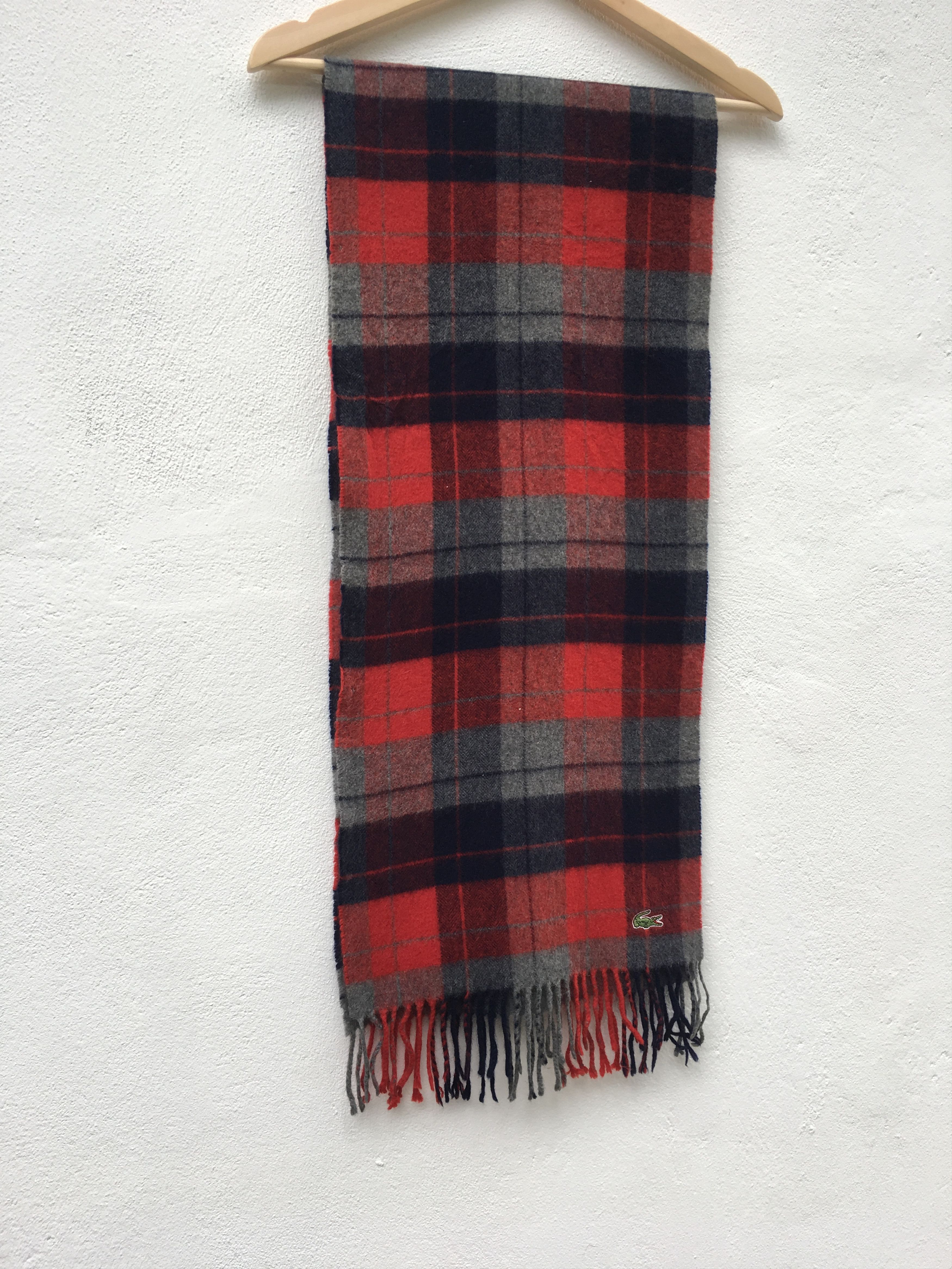 Lacoste Lacoste Tricolor Muffler/Scarves Size ONE SIZE - 3 Thumbnail