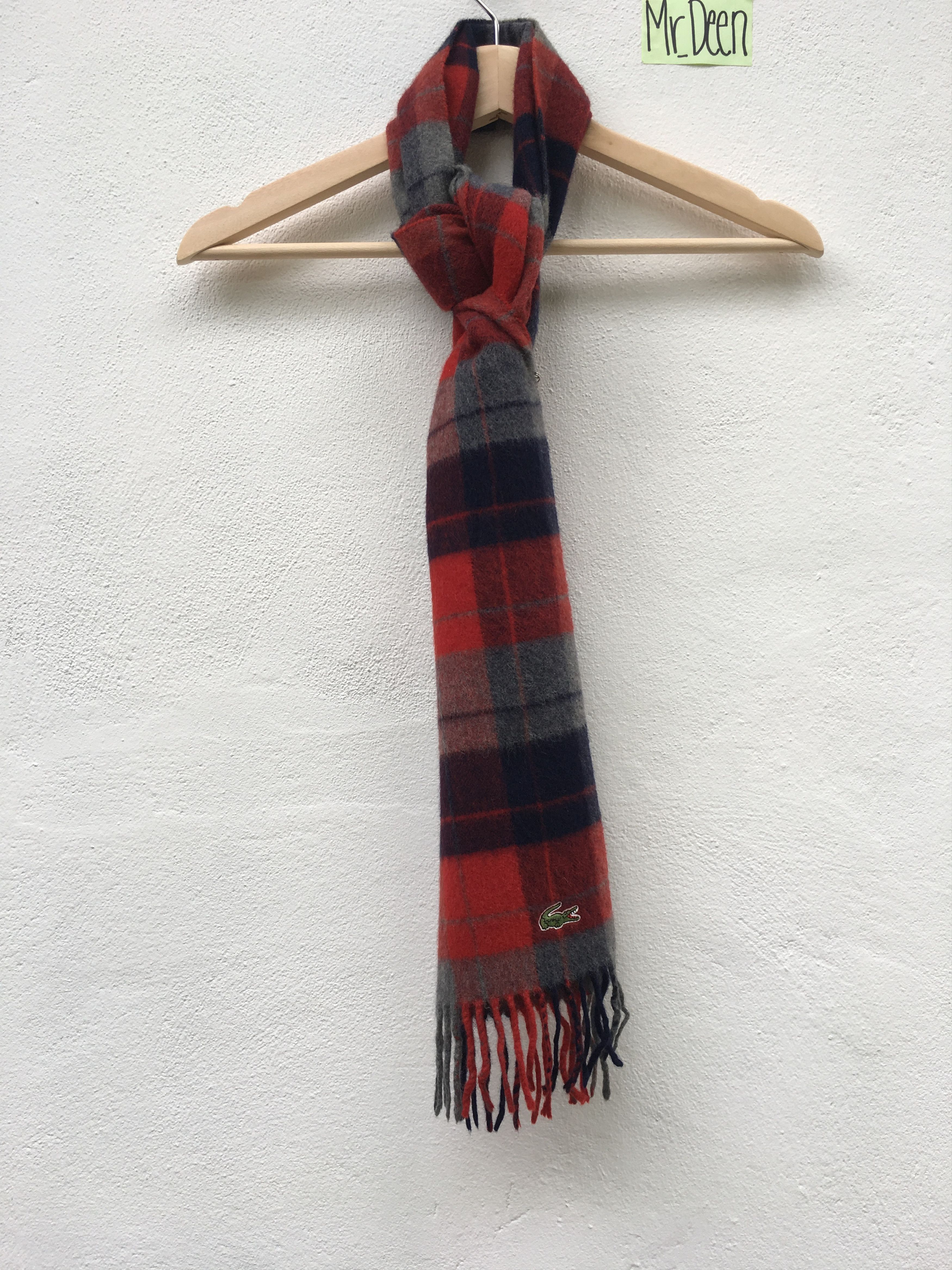 Lacoste Lacoste Tricolor Muffler/Scarves Size ONE SIZE - 7 Thumbnail