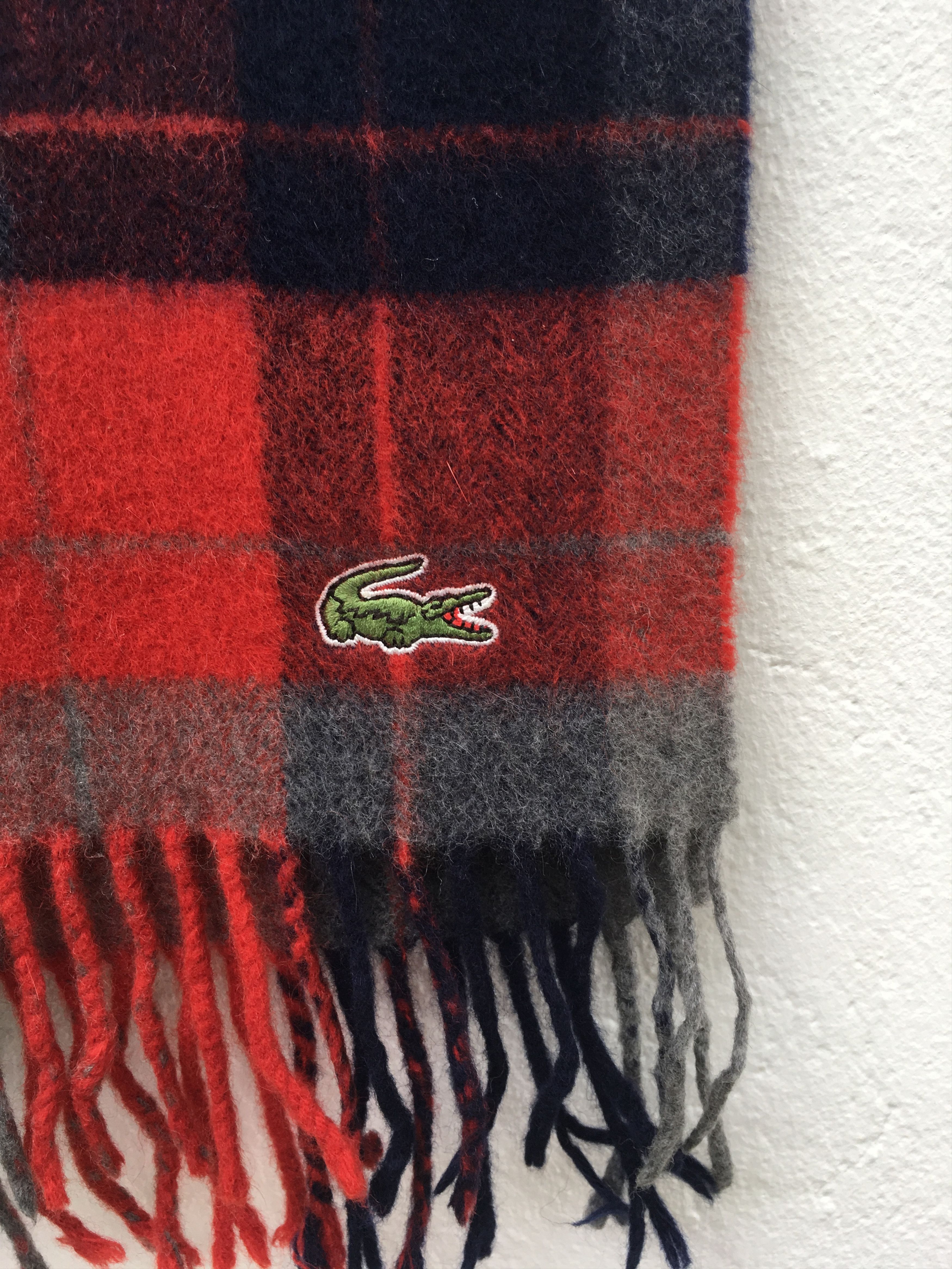 Lacoste Lacoste Tricolor Muffler/Scarves Size ONE SIZE - 4 Thumbnail