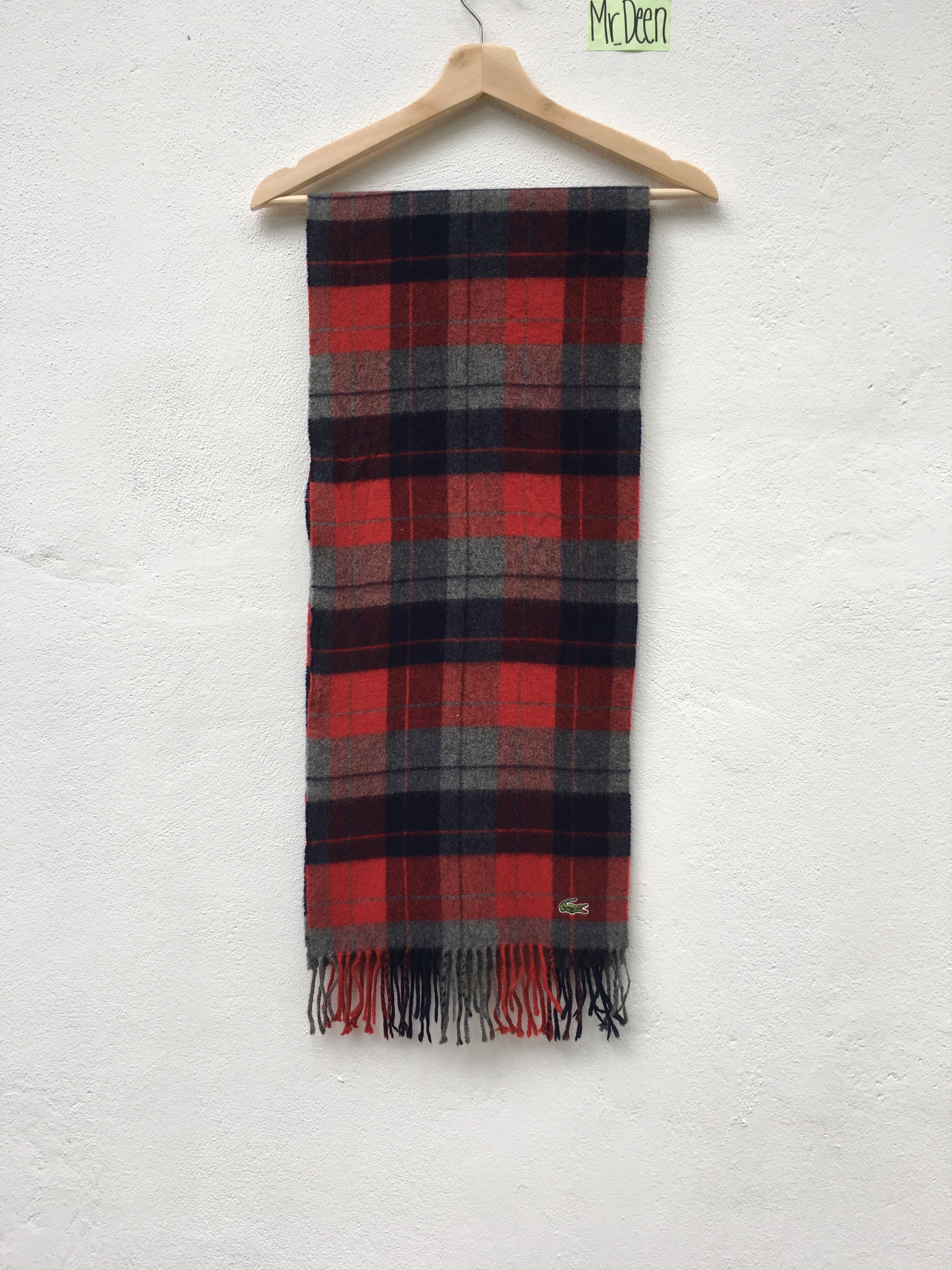 Lacoste Lacoste Tricolor Muffler/Scarves Size ONE SIZE - 1 Thumbnail