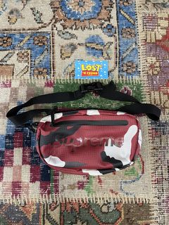 Supreme Red Camo Waist Bag | Grailed