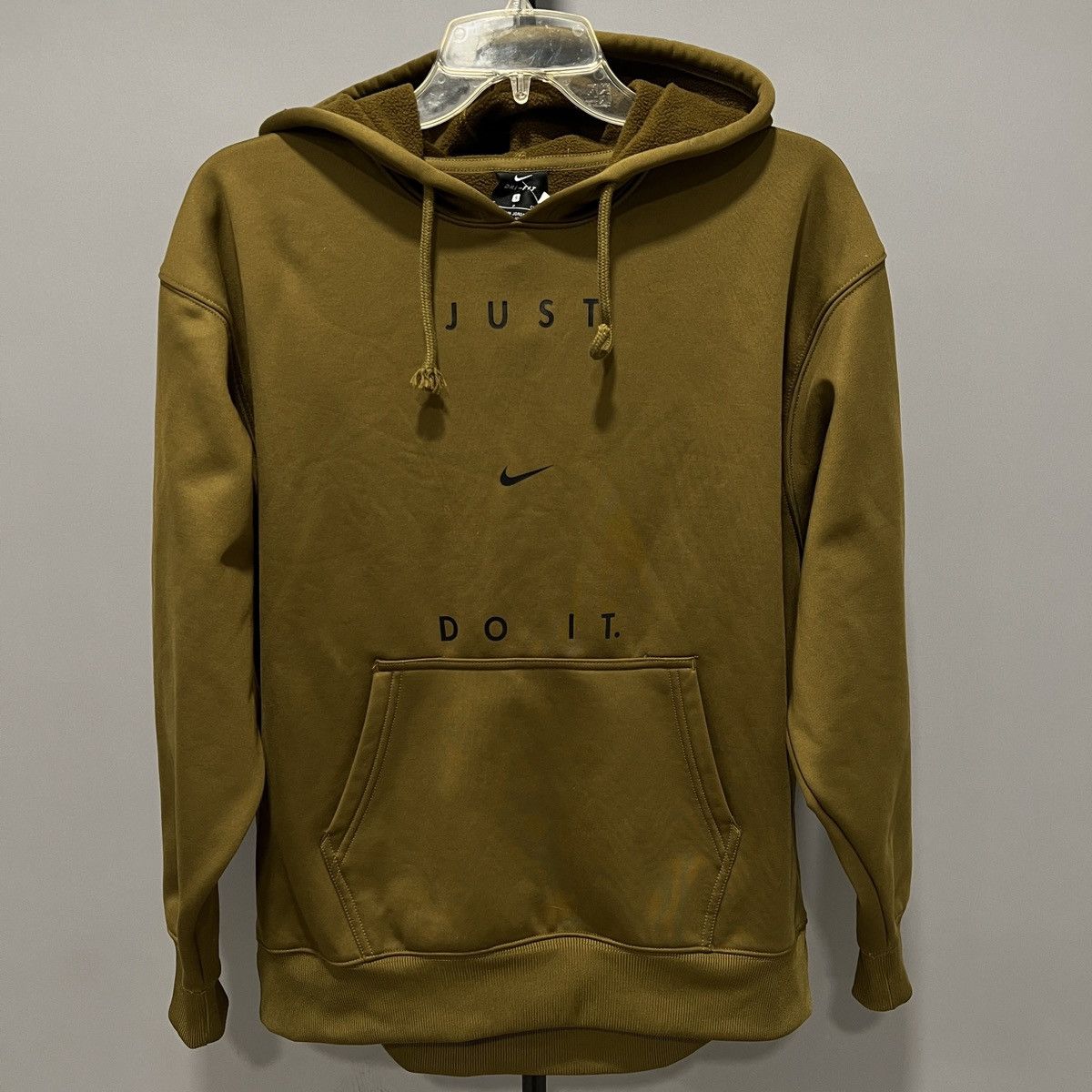 mens nike hoodie olive green