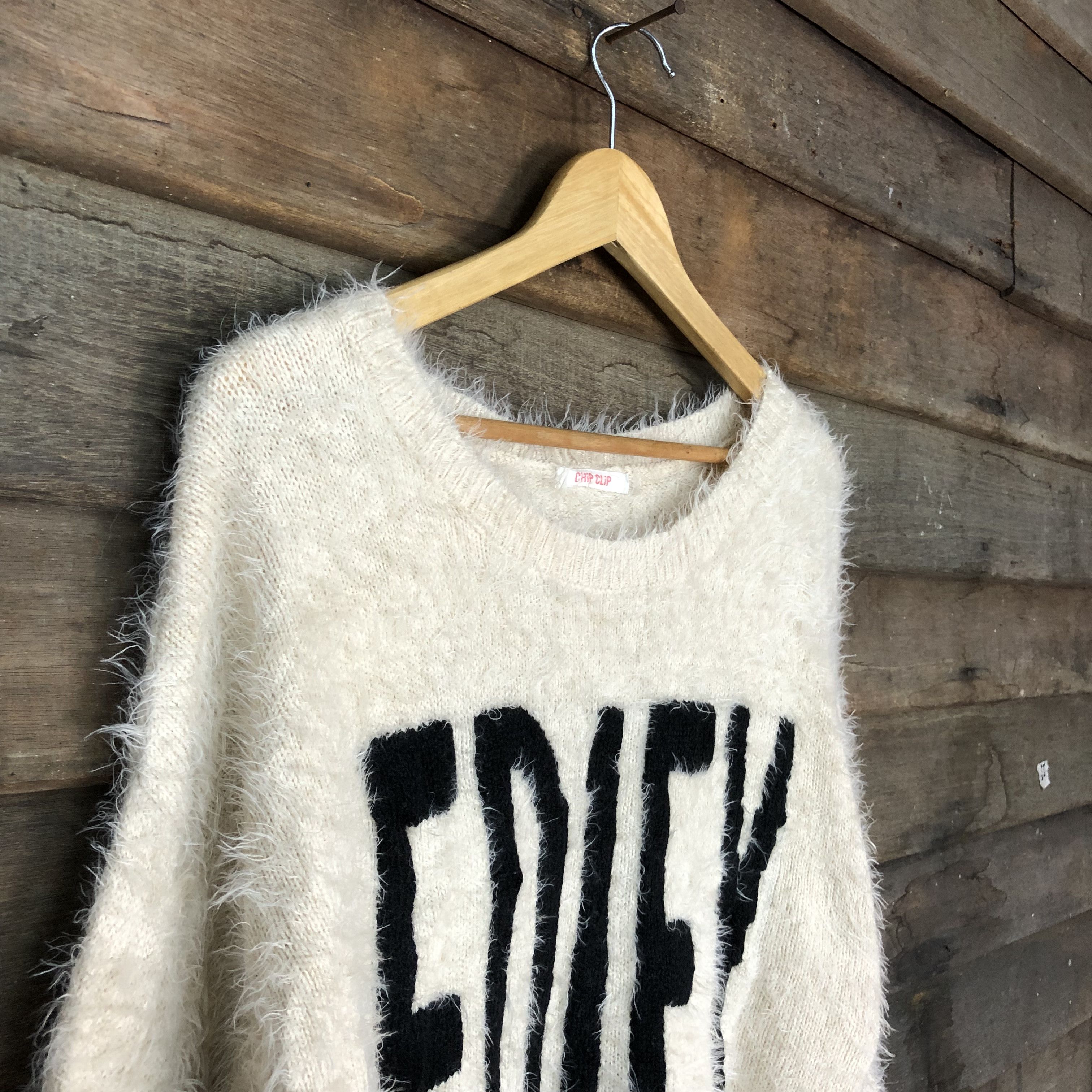 Japanese Brand Oversized Chip Clip Shag Shaggy Fur Mohair Knitwear #697 Size M / US 6-8 / IT 42-44 - 7 Thumbnail