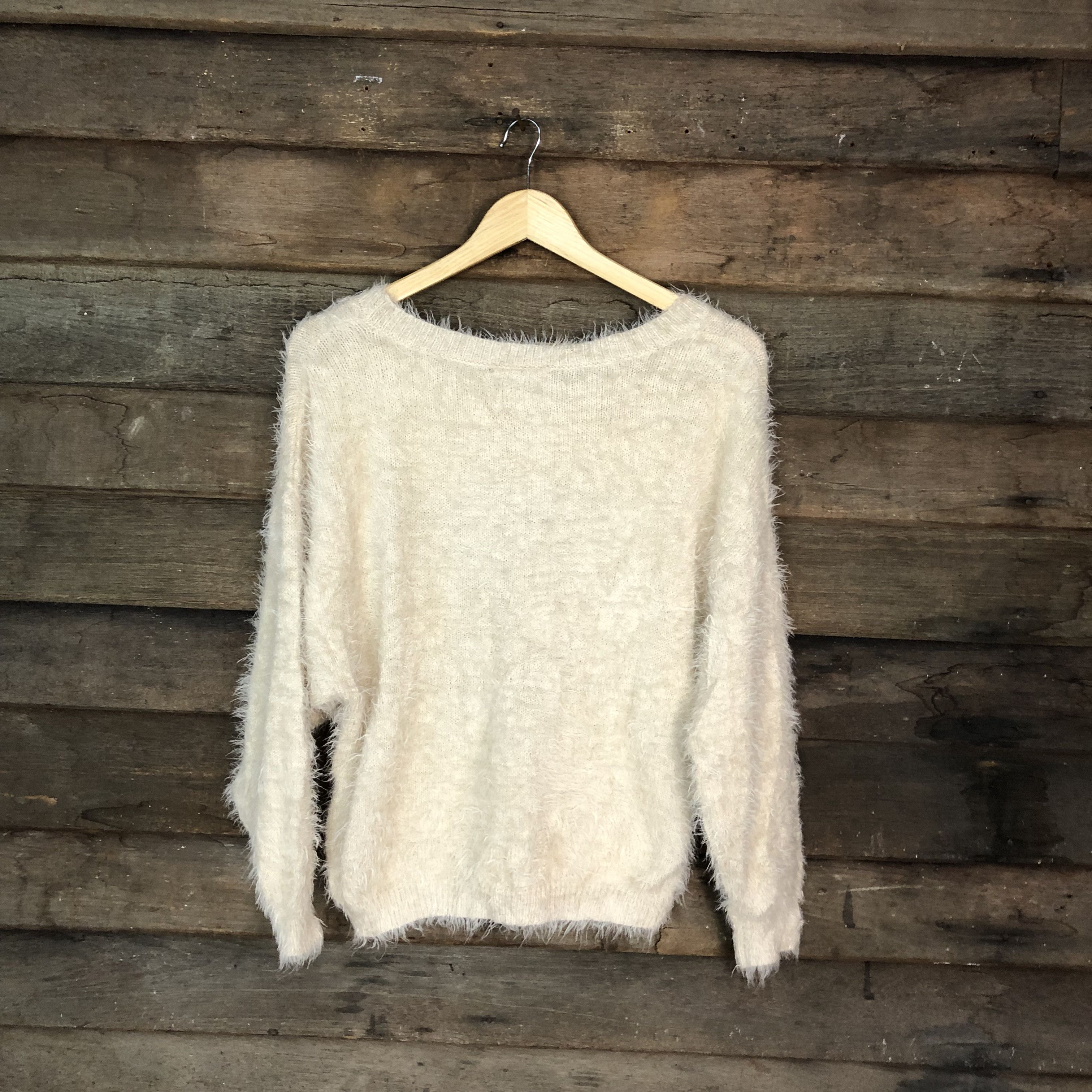 Japanese Brand Oversized Chip Clip Shag Shaggy Fur Mohair Knitwear #697 Size M / US 6-8 / IT 42-44 - 11 Thumbnail