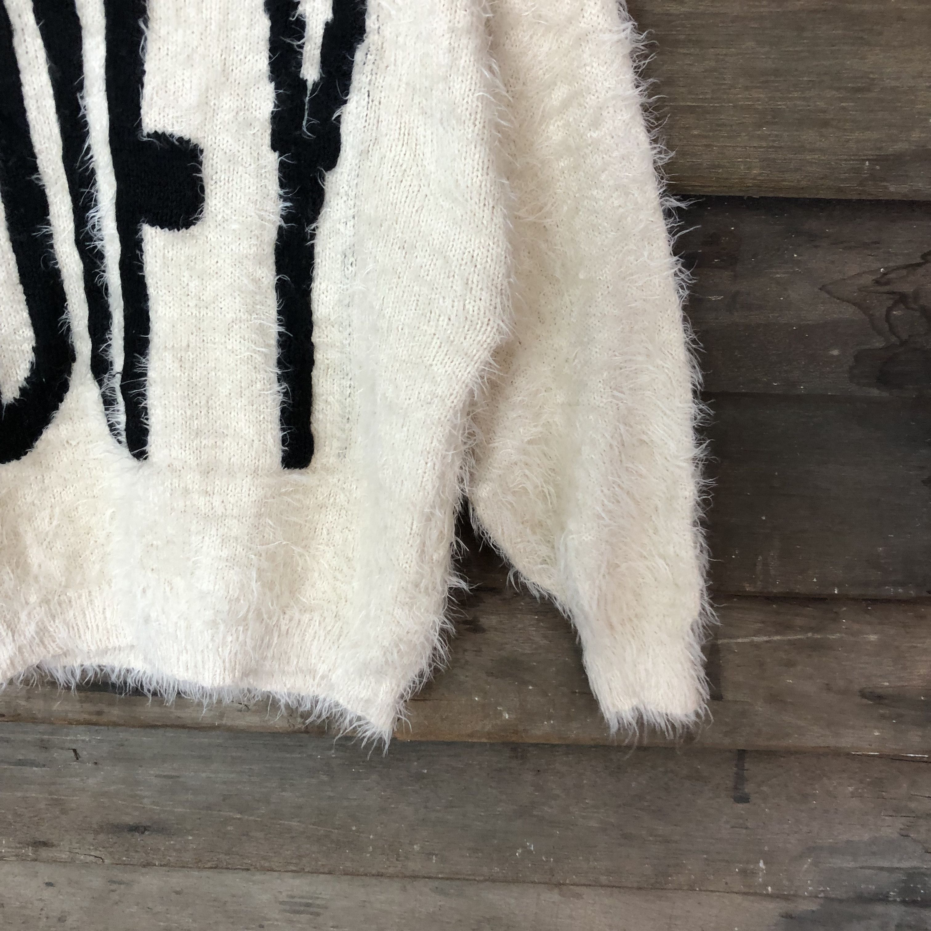 Japanese Brand Oversized Chip Clip Shag Shaggy Fur Mohair Knitwear #697 Size M / US 6-8 / IT 42-44 - 5 Thumbnail