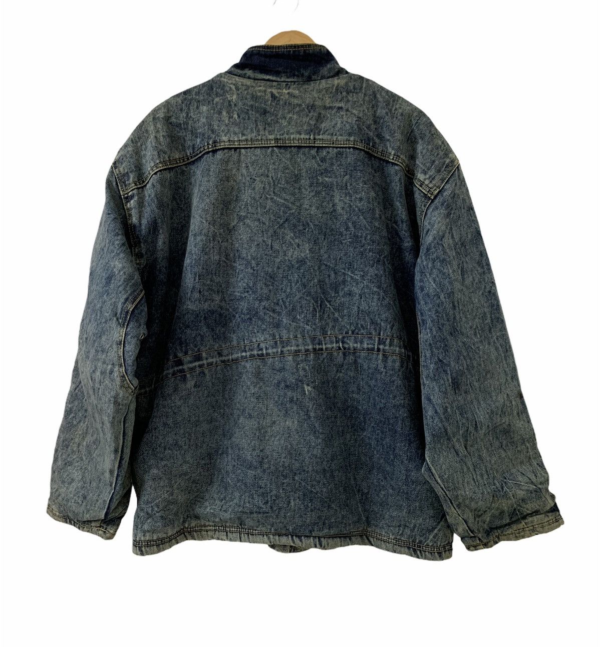 Vintage Flying Team Shearling Denim Jacket Size US L / EU 52-54 / 3 - 6 Thumbnail
