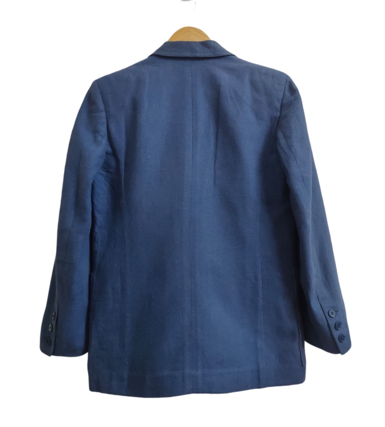 Designer × Vintage × Yves Saint Laurent YSL Paris Wool Double Collar Blazer Jacket Size S / US 4 / IT 40 - 5 Thumbnail