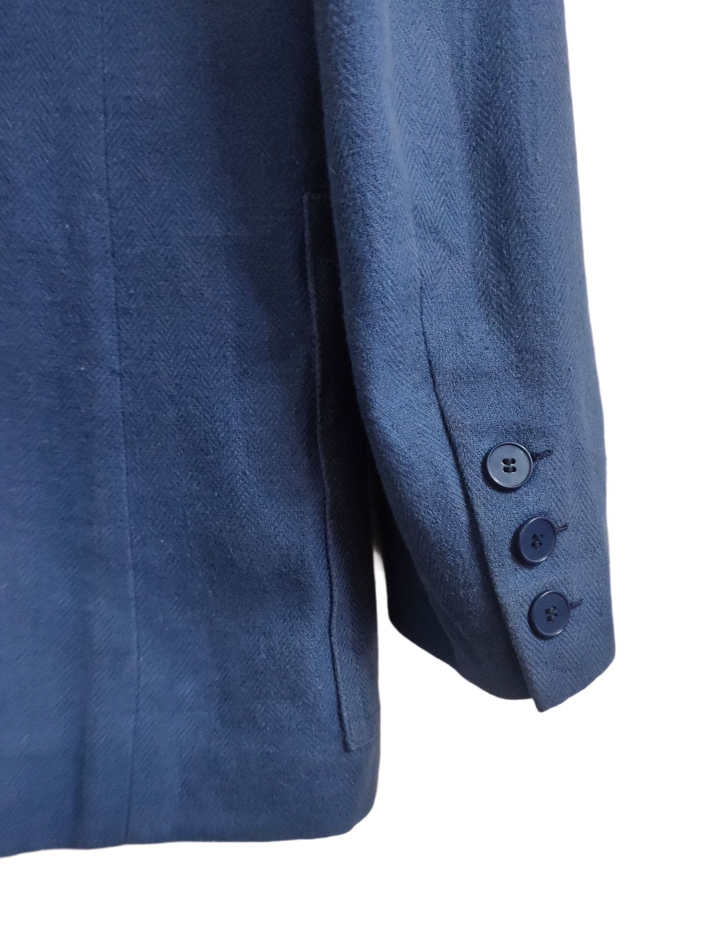 Designer × Vintage × Yves Saint Laurent YSL Paris Wool Double Collar Blazer Jacket Size S / US 4 / IT 40 - 7 Thumbnail