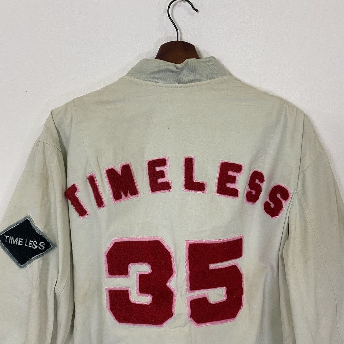 Japanese Brand Vintage Timeless Big Logo Bomber Jacket Size US XL / EU 56 / 4 - 4 Thumbnail