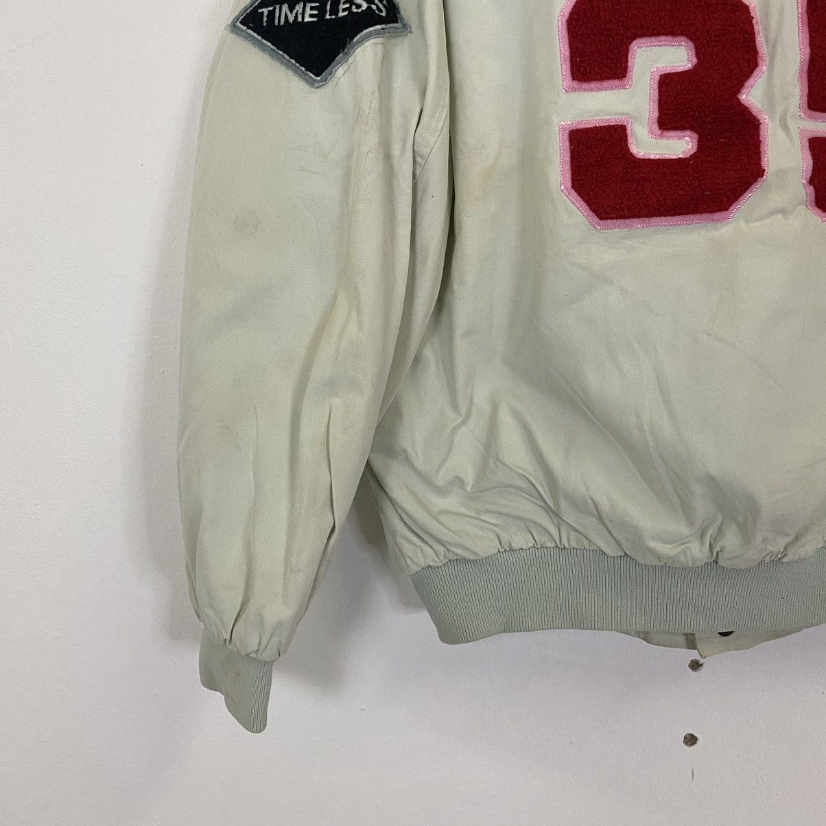 Japanese Brand Vintage Timeless Big Logo Bomber Jacket Size US XL / EU 56 / 4 - 2 Thumbnail