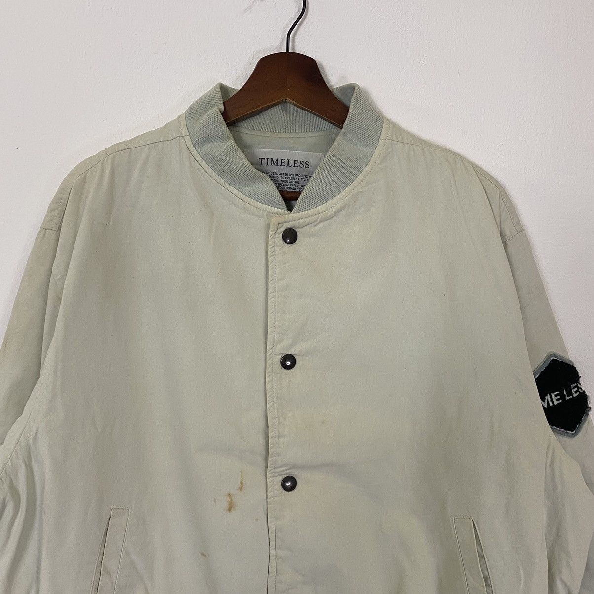 Japanese Brand Vintage Timeless Big Logo Bomber Jacket Size US XL / EU 56 / 4 - 10 Thumbnail