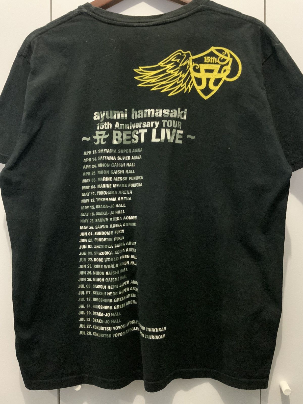 Japanese Brand Ayumi Hamasaki 15th Anniversary Tour Best Live Tee🔥 Size US L / EU 52-54 / 3 - 2 Thumbnail