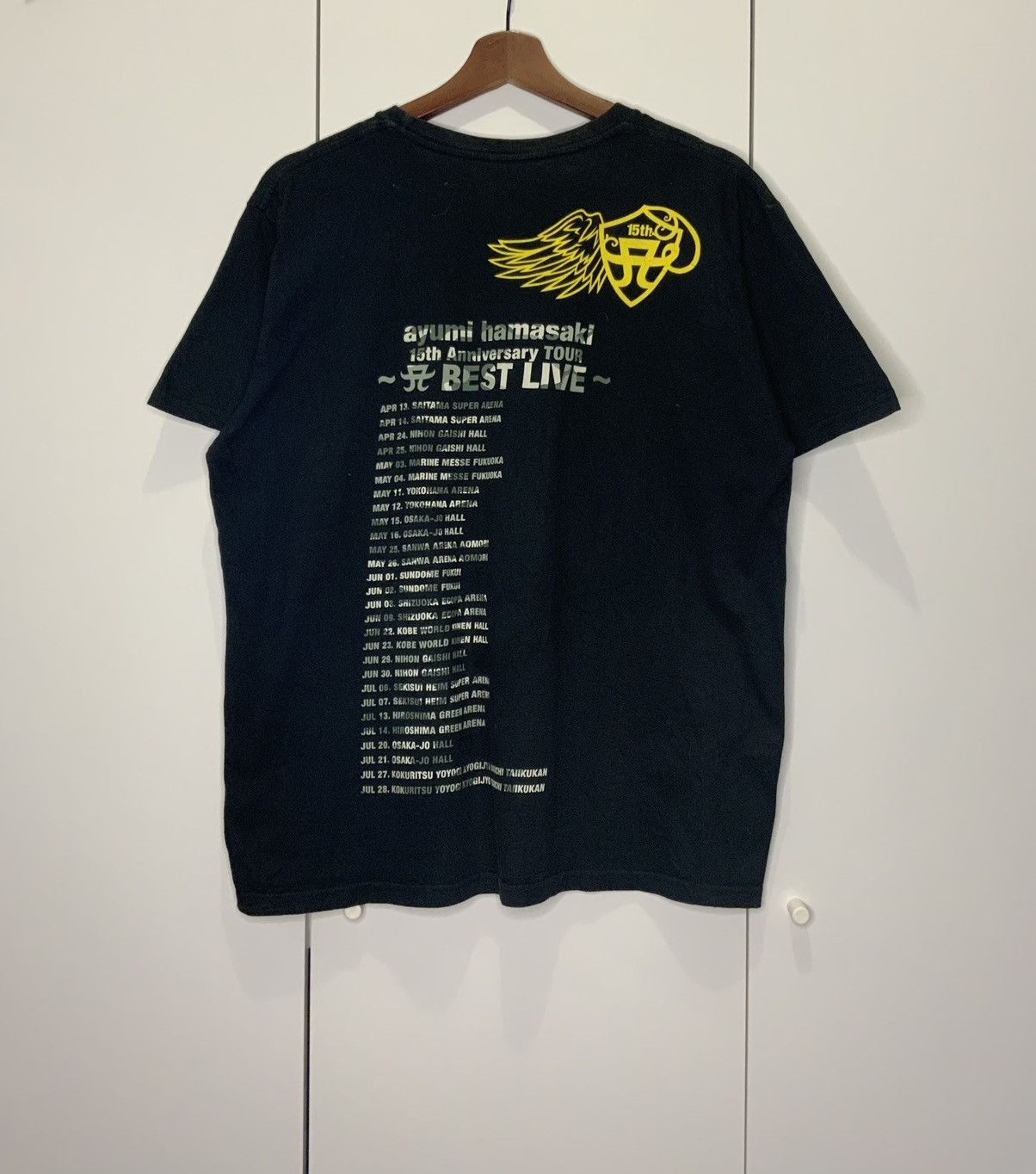 Japanese Brand Ayumi Hamasaki 15th Anniversary Tour Best Live Tee🔥 Size US L / EU 52-54 / 3 - 11 Thumbnail