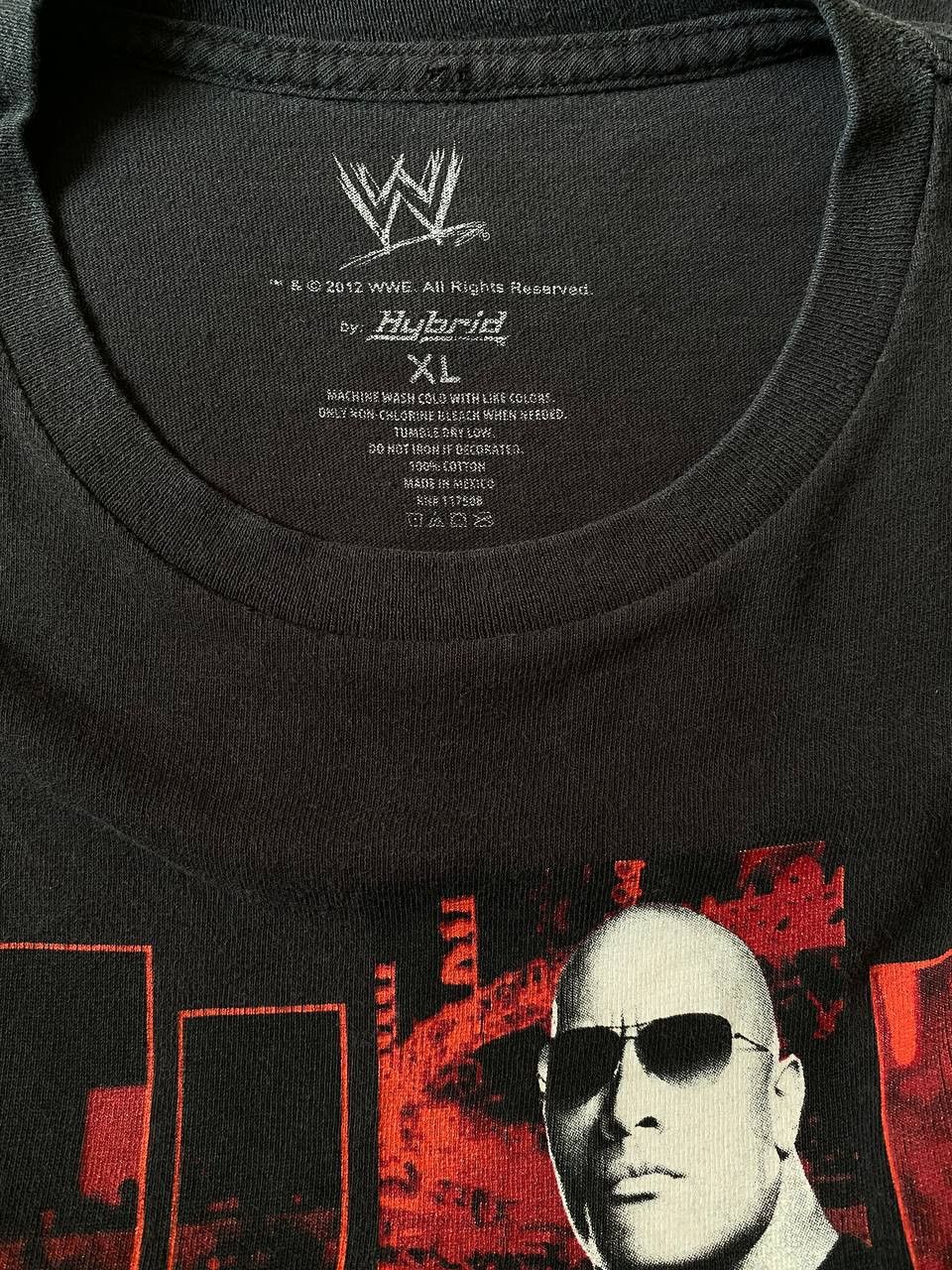 Vintage × WWE 🔥The Rock WWE Wrestling tee Shirt Size US XL / EU 56 / 4 - 3 Thumbnail