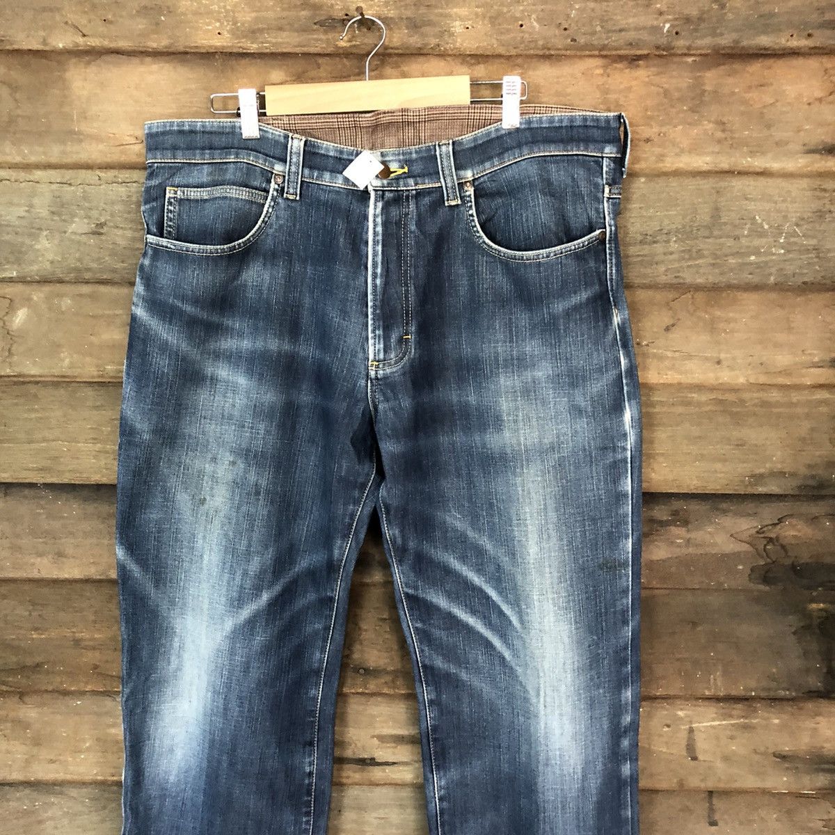 Wrangler Wrangler Blue distressed Denim Pants #4535 Size US 36 / EU 52 - 2 Thumbnail