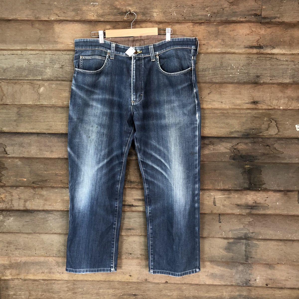 Wrangler Wrangler Blue distressed Denim Pants #4535 Size US 36 / EU 52 - 1 Thumbnail