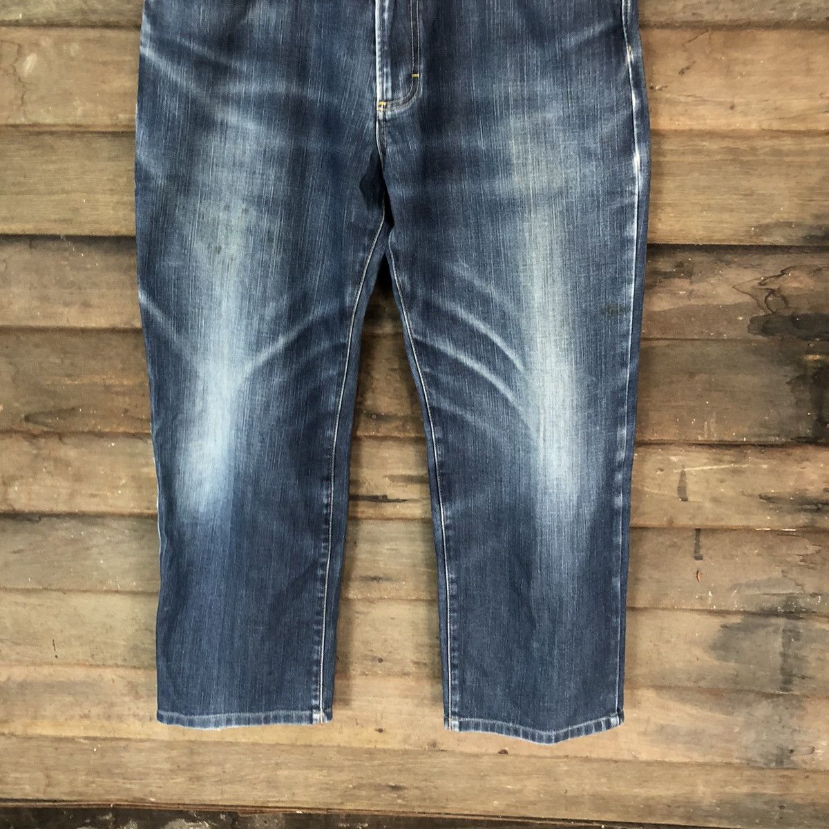 Wrangler Wrangler Blue distressed Denim Pants #4535 Size US 36 / EU 52 - 3 Thumbnail